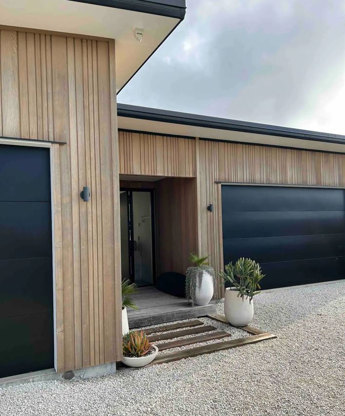 Shaun Johnson and Kayla Johnson’s Mangawhai holiday home. Photo / Supplied