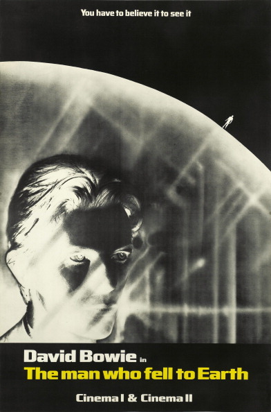 Man Who Fell to Earth: Nicolas Roeg's film starring David Bowie. Getty Images