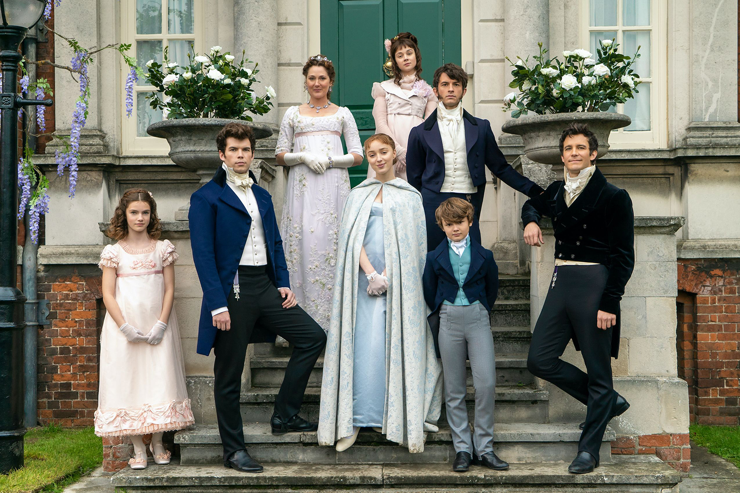The Bridgerton family. Photo / Supplied