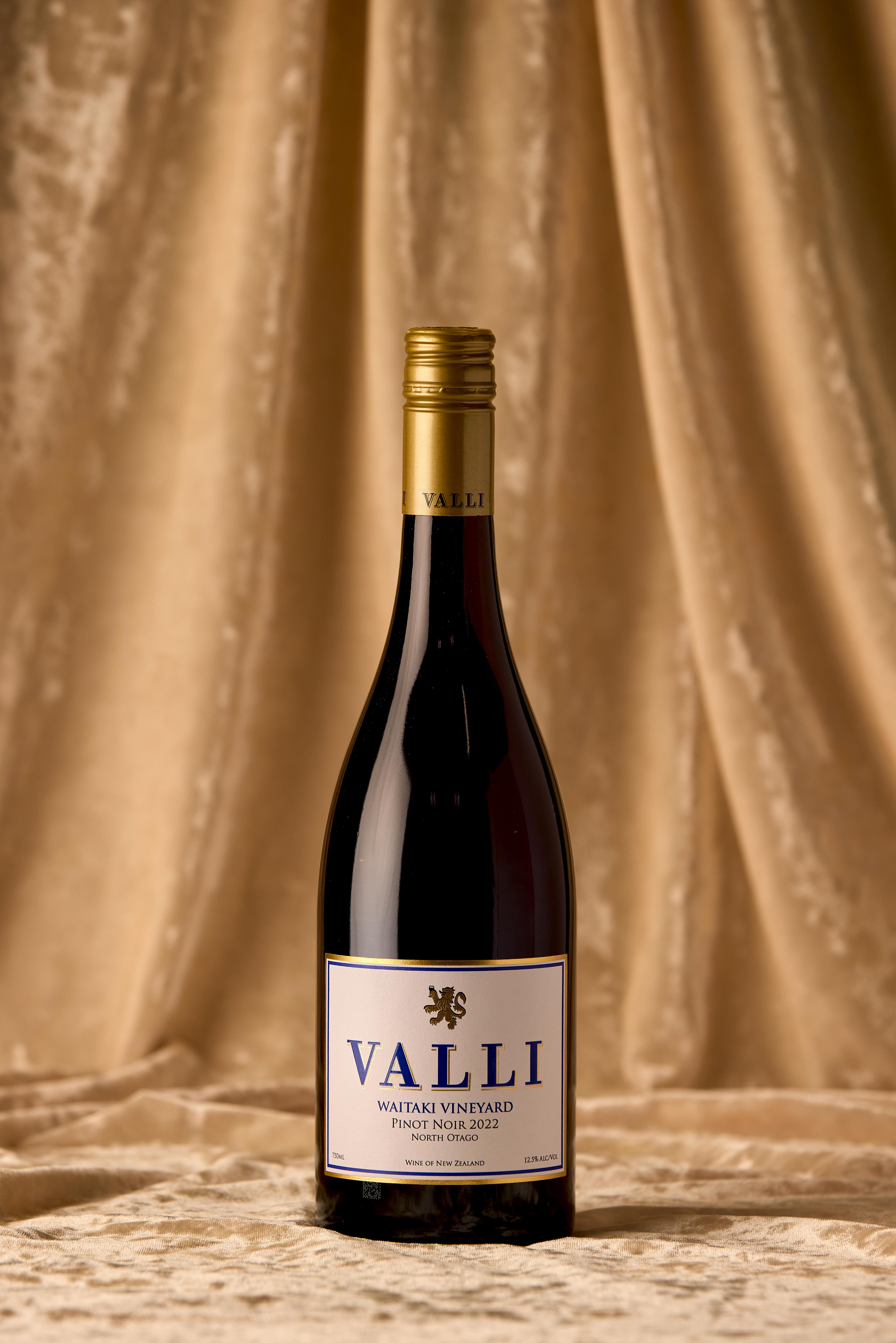 Valli Waitaki Vineyard North Otago Pinot Noir 2022. Photo / Babiche Martens