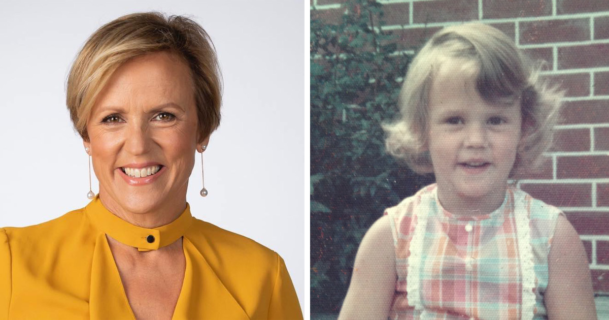Hilary Barry does not mince her words, as shown when she was still at primary school. Photos / @hilarybarrynz, supplied