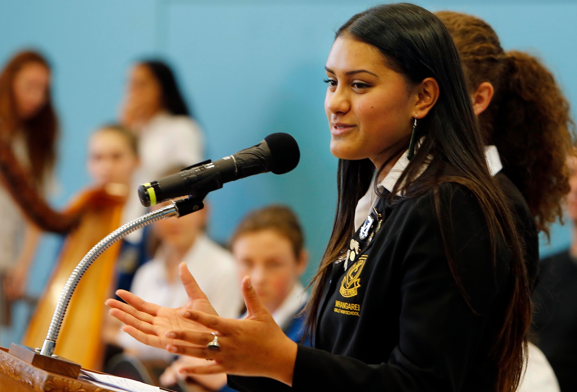 Justice Hetaraka head girl at Whangarei Girls' High School, came up with the idea of creating a non-religious based school karakia called  Te Timatanga  to normalise Maori culture at the school.
