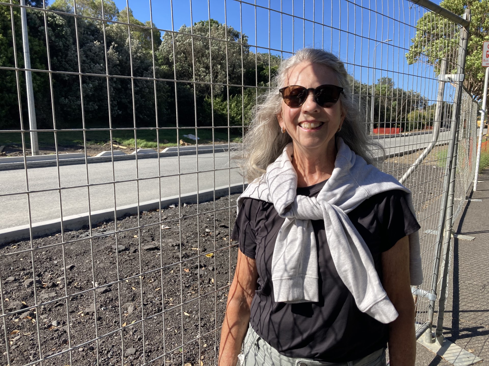 Pt Chevalier resident Georgia Hill cannot see any improvements from the works on Meola Rd, only problems.