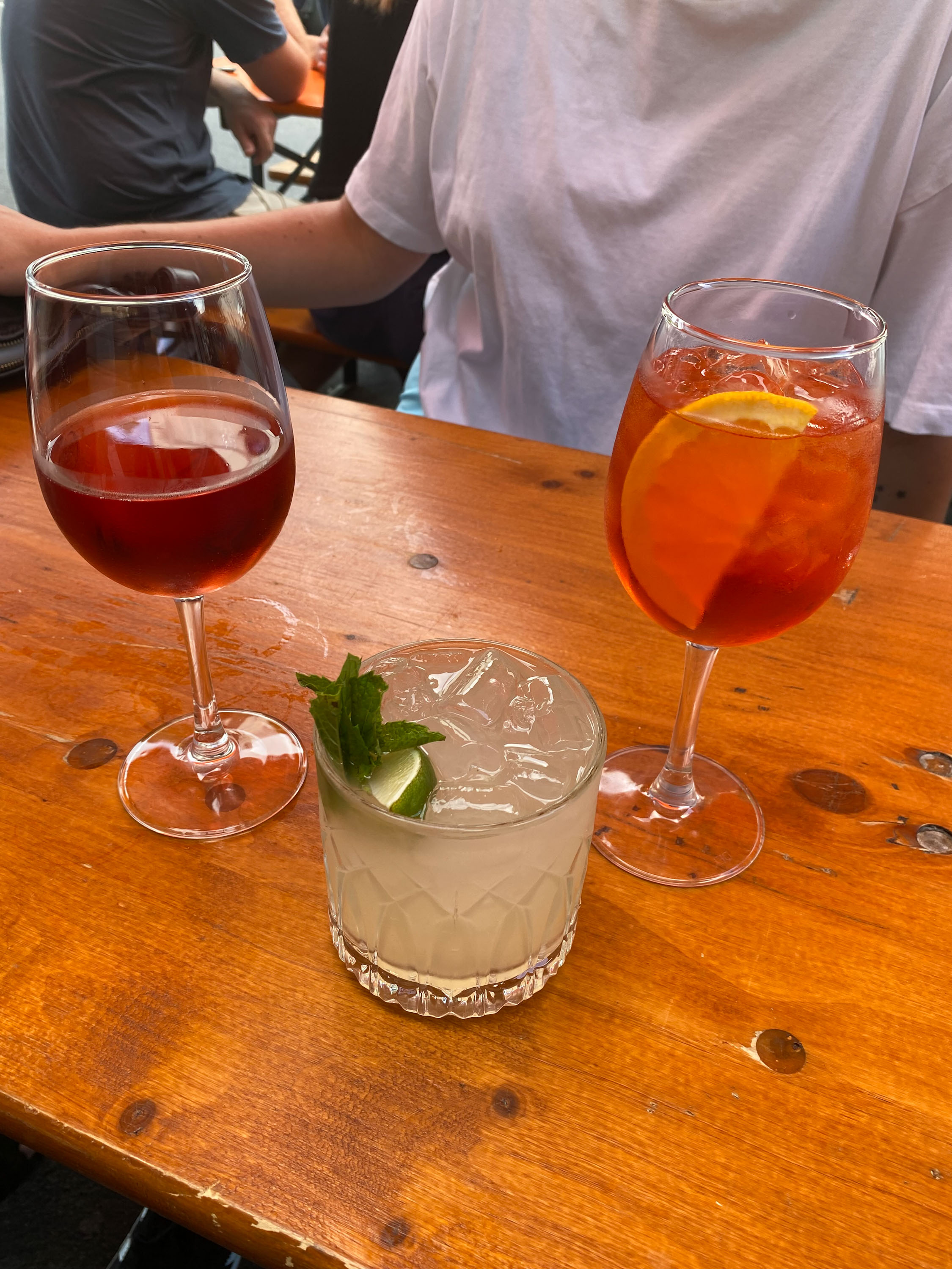 Outside at Norma Taps. Photo / Johanna Thornton