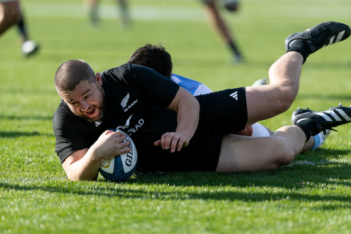 All Blacks hooker Dane Coles scored the opening try of the season. Photo / Photosport