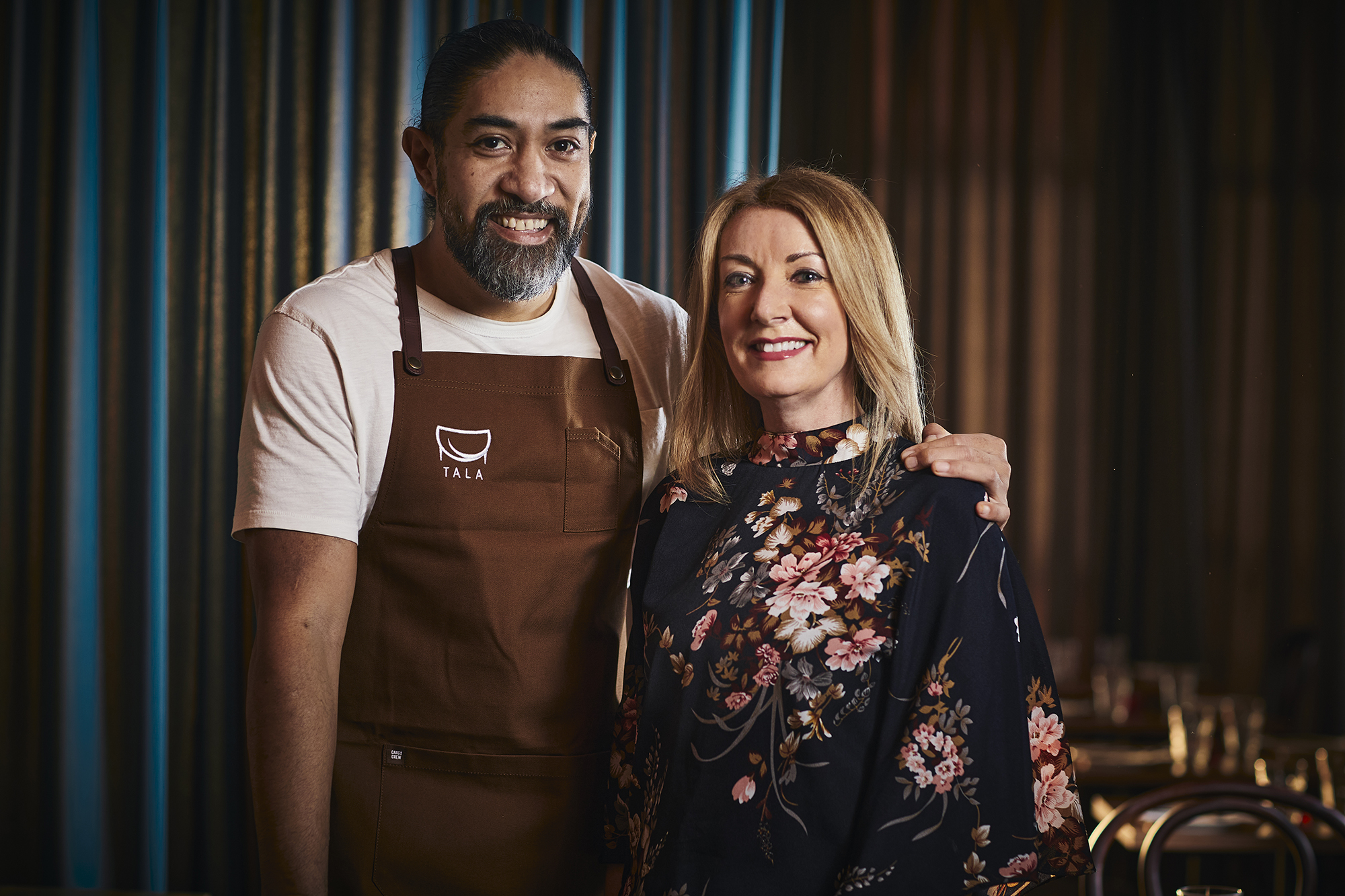 New restaurant Tala is the bold vision of chef Henry Onesemo and his wife Debby. Photo / Manja Wachsmuth