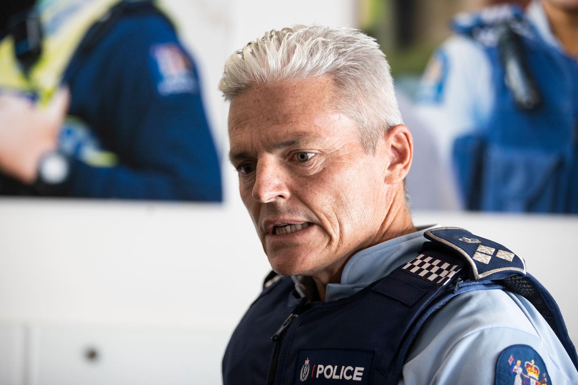 New Police Commissioner Richard Chambers plans to stay connected with the frontline and visit all 12 police districts before Christmas. Photo / George Heard