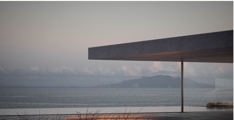  Architects Monk Mackenzie showed on their website what the firm called designs for Dune House. Plans submitted to Auckland Council for a new home for businessman Rod Drury were from the same architectural practice and this image was shown on those plans.