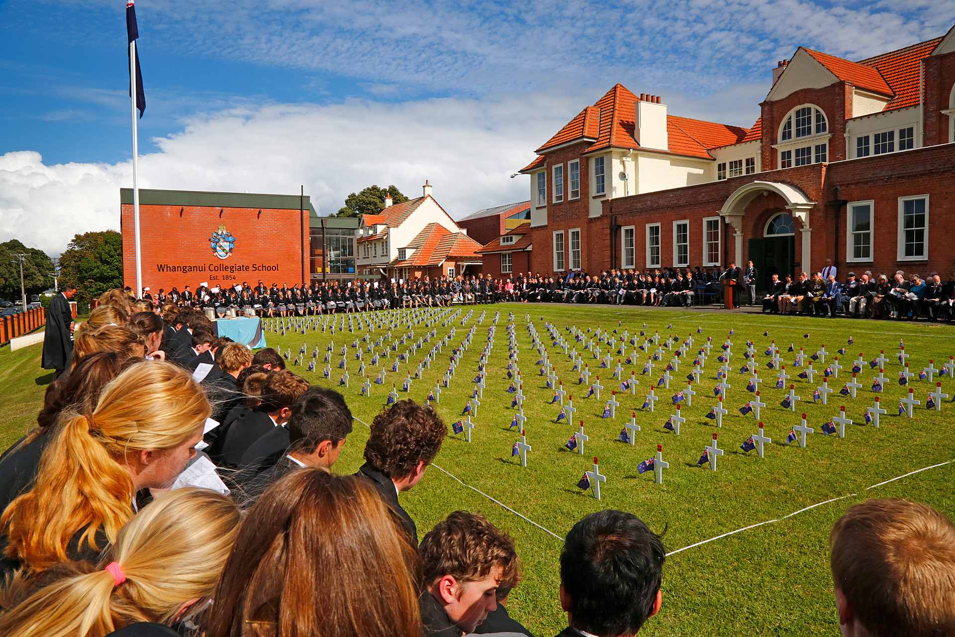 Whanganui Collegiate School holds Anzac Day service before students break for holidays - NZ Herald