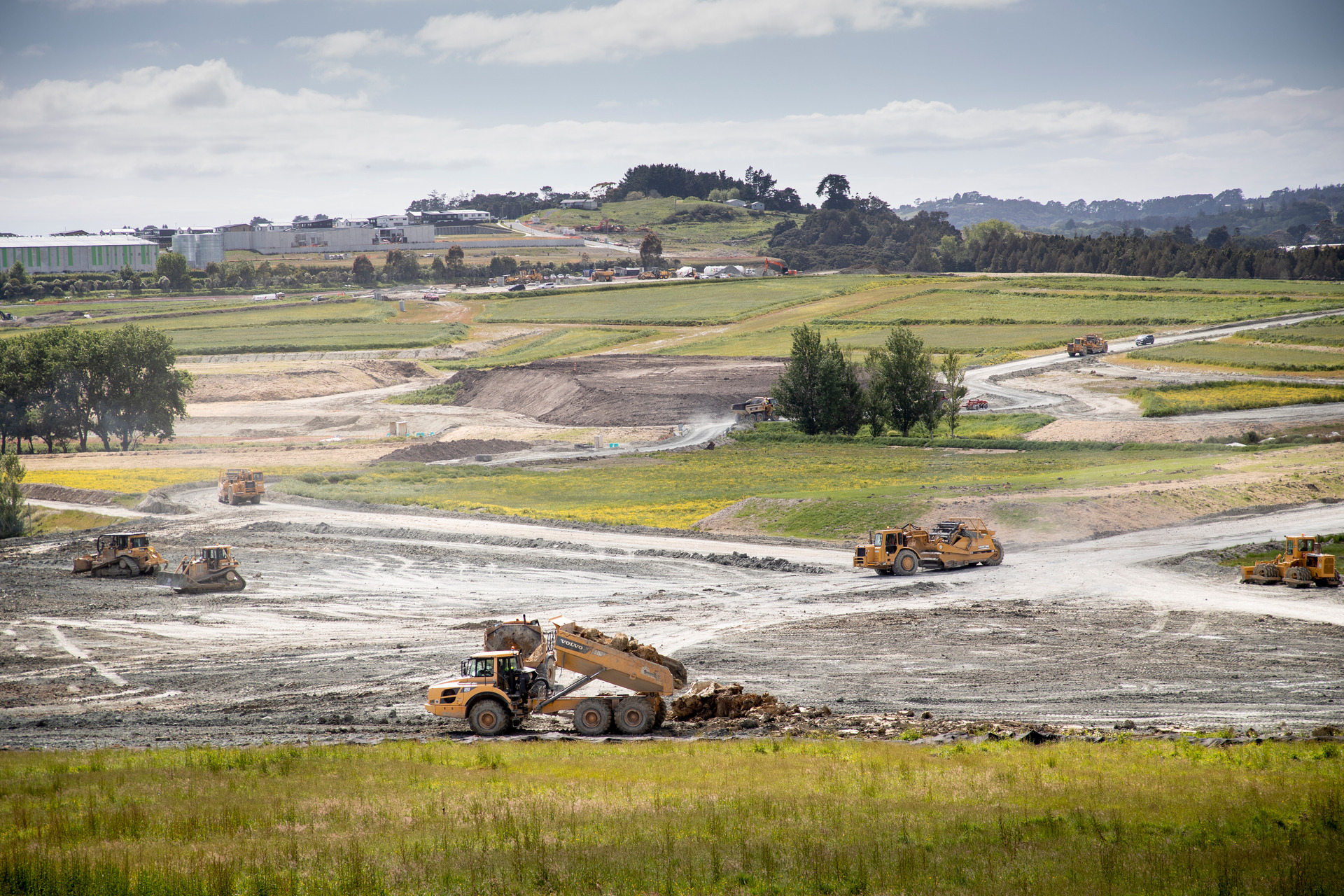 Two new primary schools and a secondary school are planned to serve the Milldale development (above), northwest of Silverdale. Photo / File