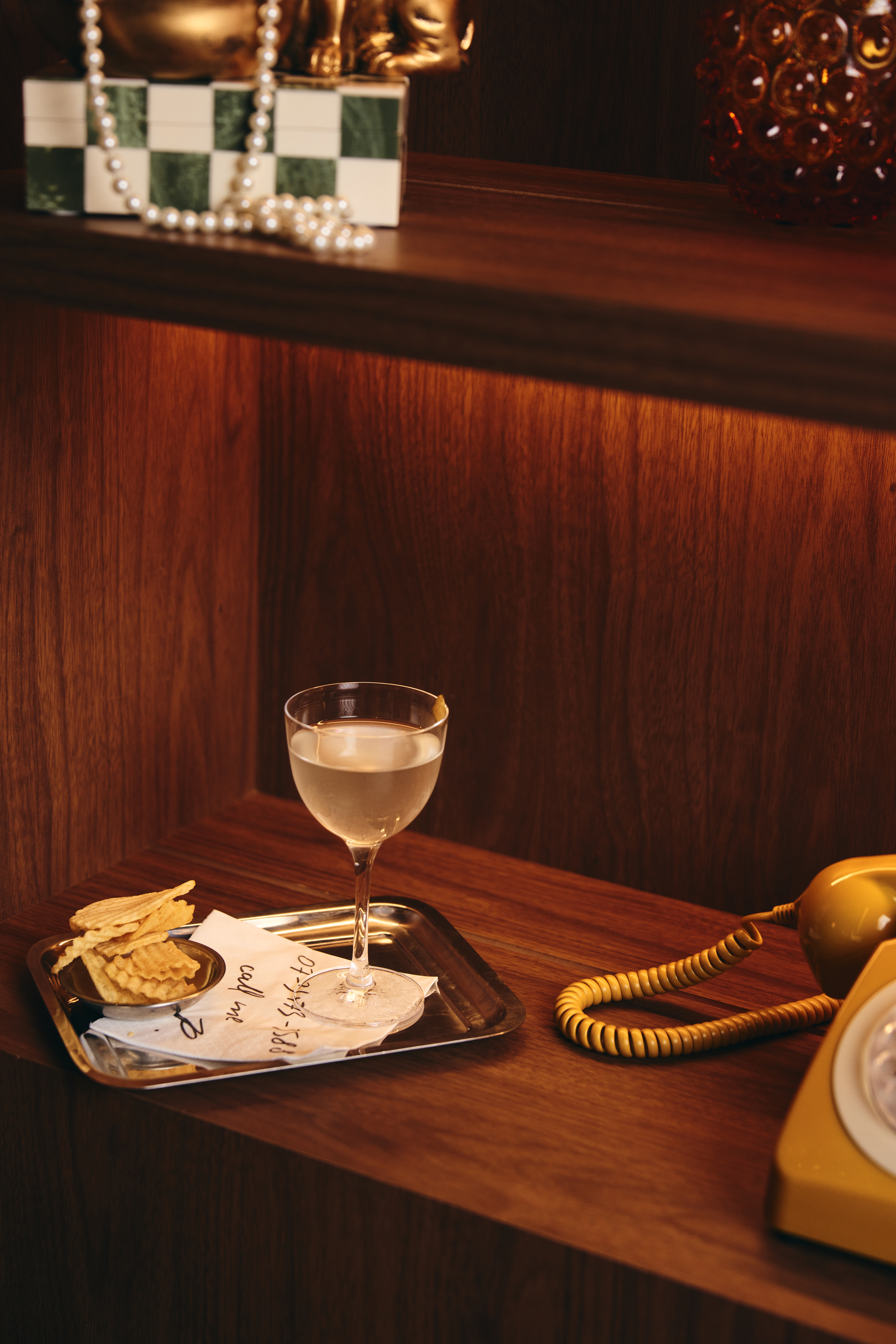 The Salt and Vinegar martini at Penelope on James St. Photo / Supplied