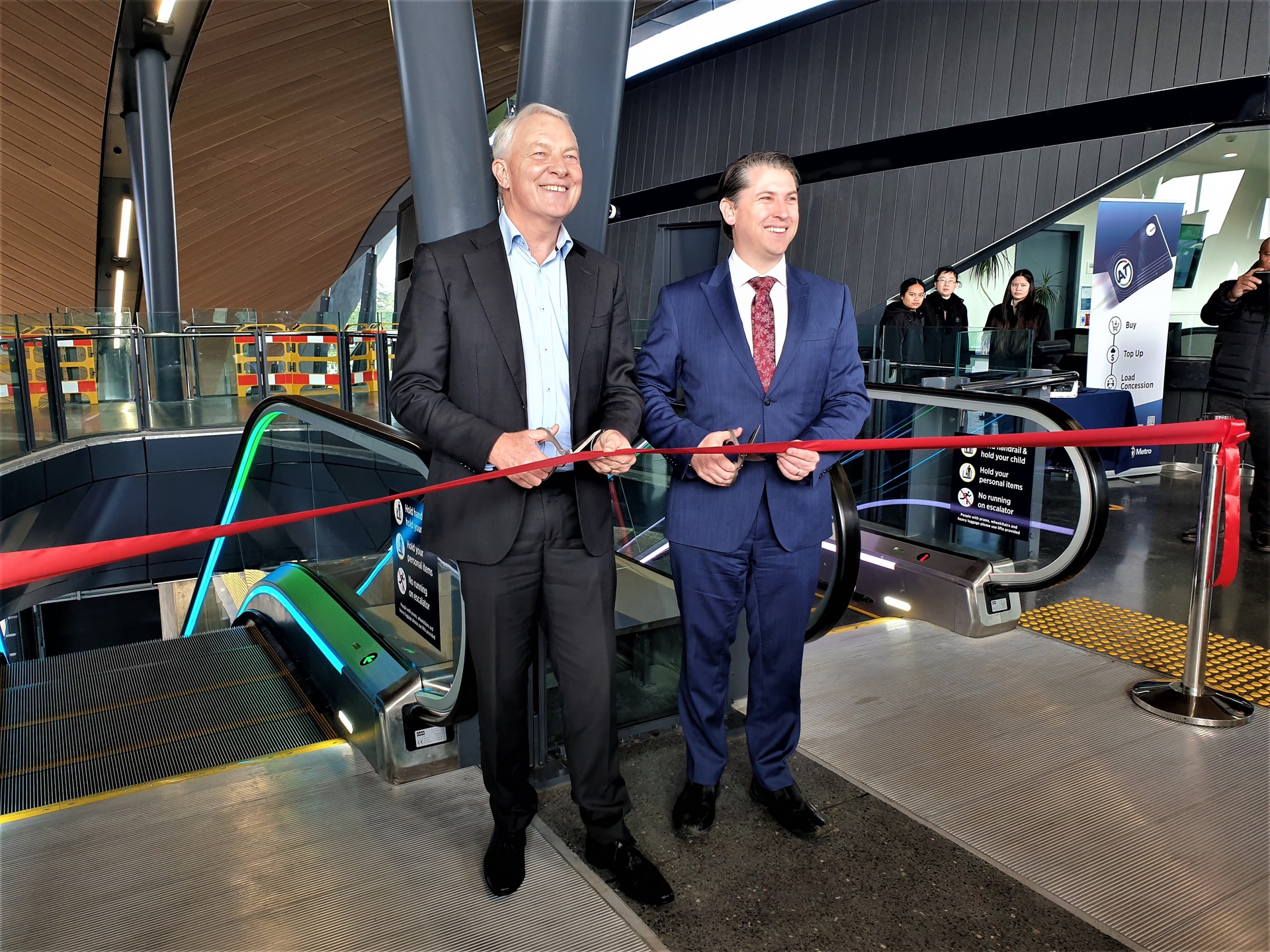 Auckland Mayor Phil Goff, left, and Transport Minister Michael Wood are being asked to find more money for Auckland Transport. Photo / File