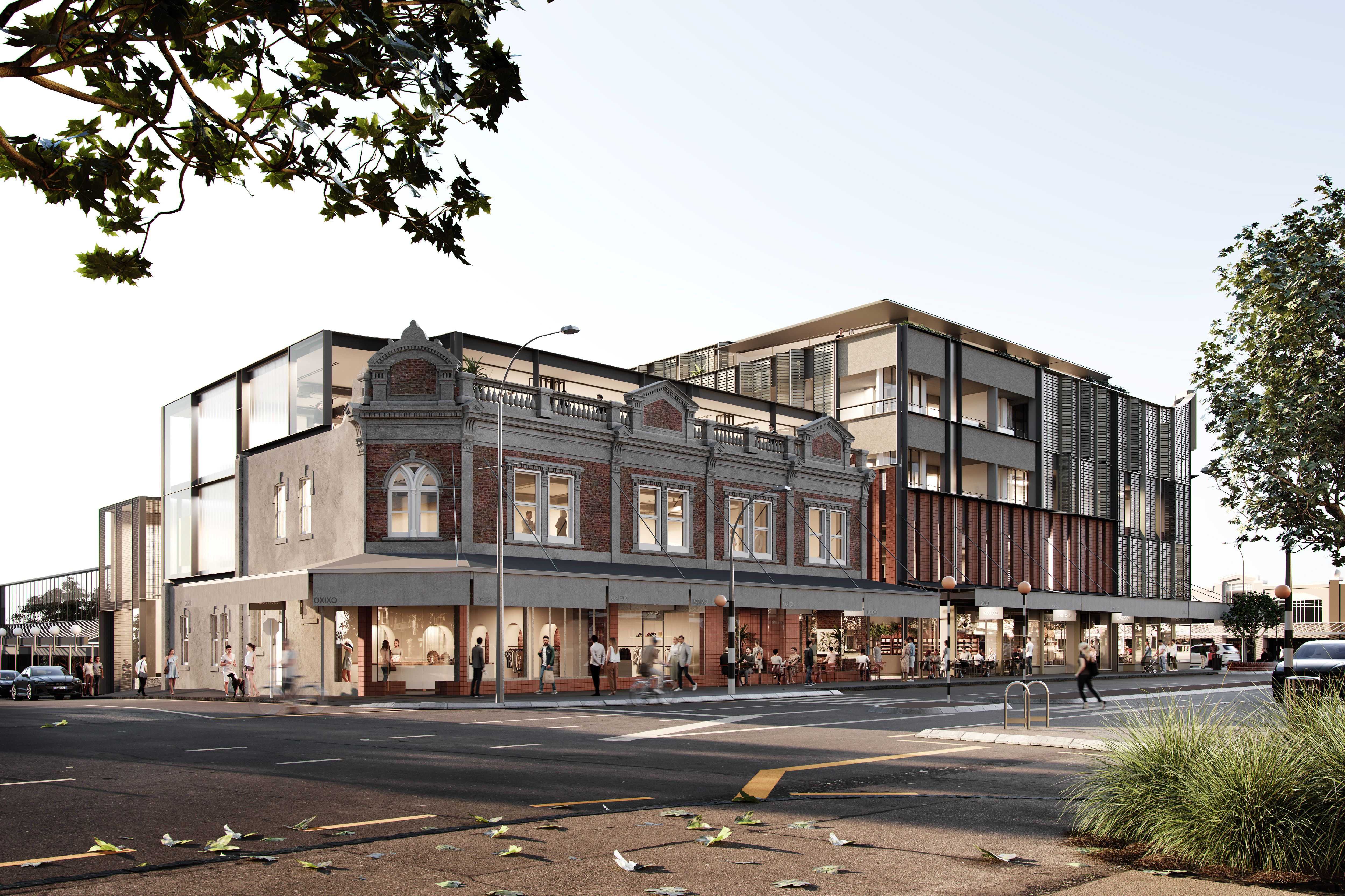 Plans for the $150m Pompallier in Ponsonby, where construction began before Christmas.