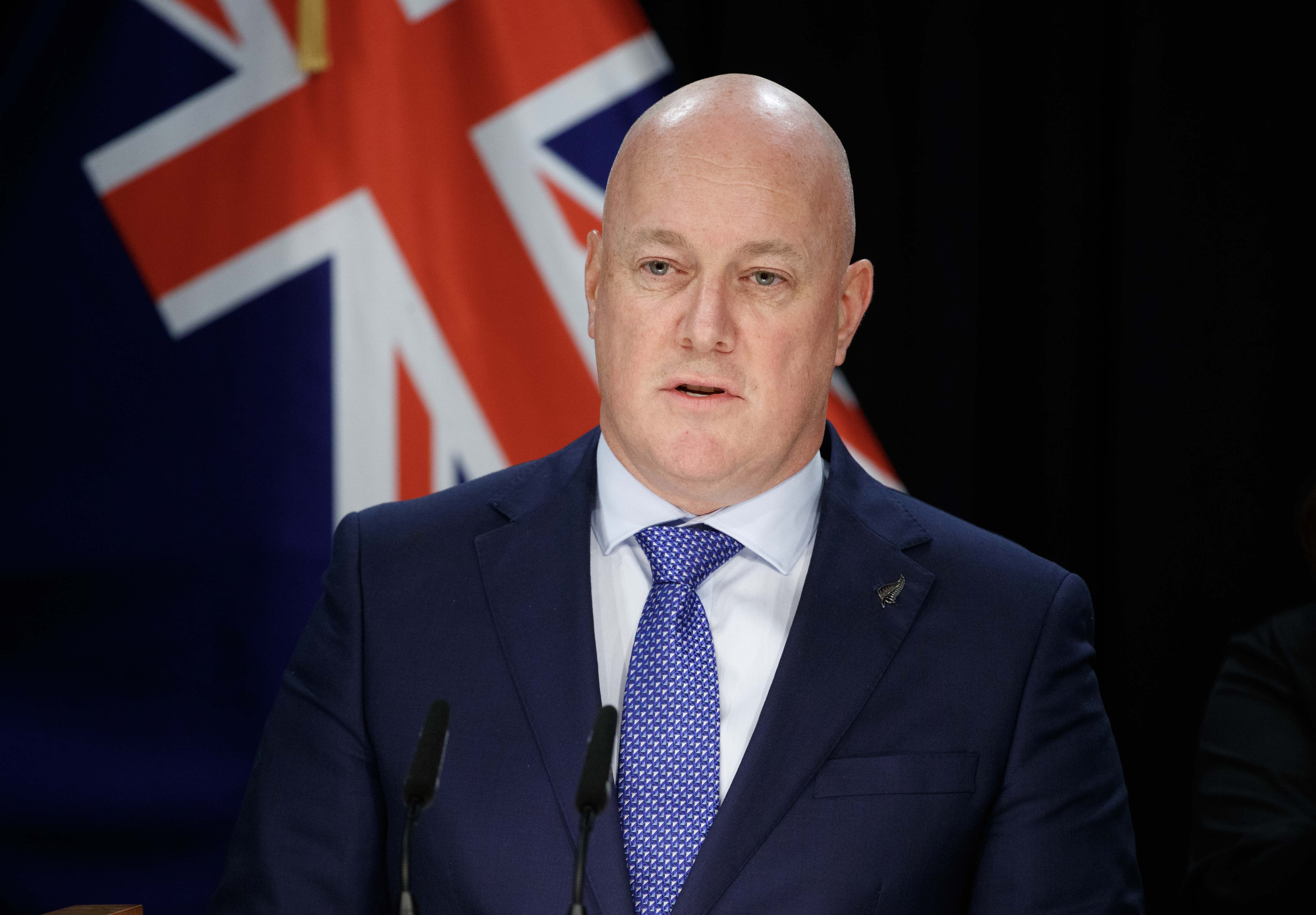 Prime Minister Christopher Luxon has slammed plans for a day of disruption launched by Te Pāti Māori as “illegal”. File photo / Mark Mitchell  