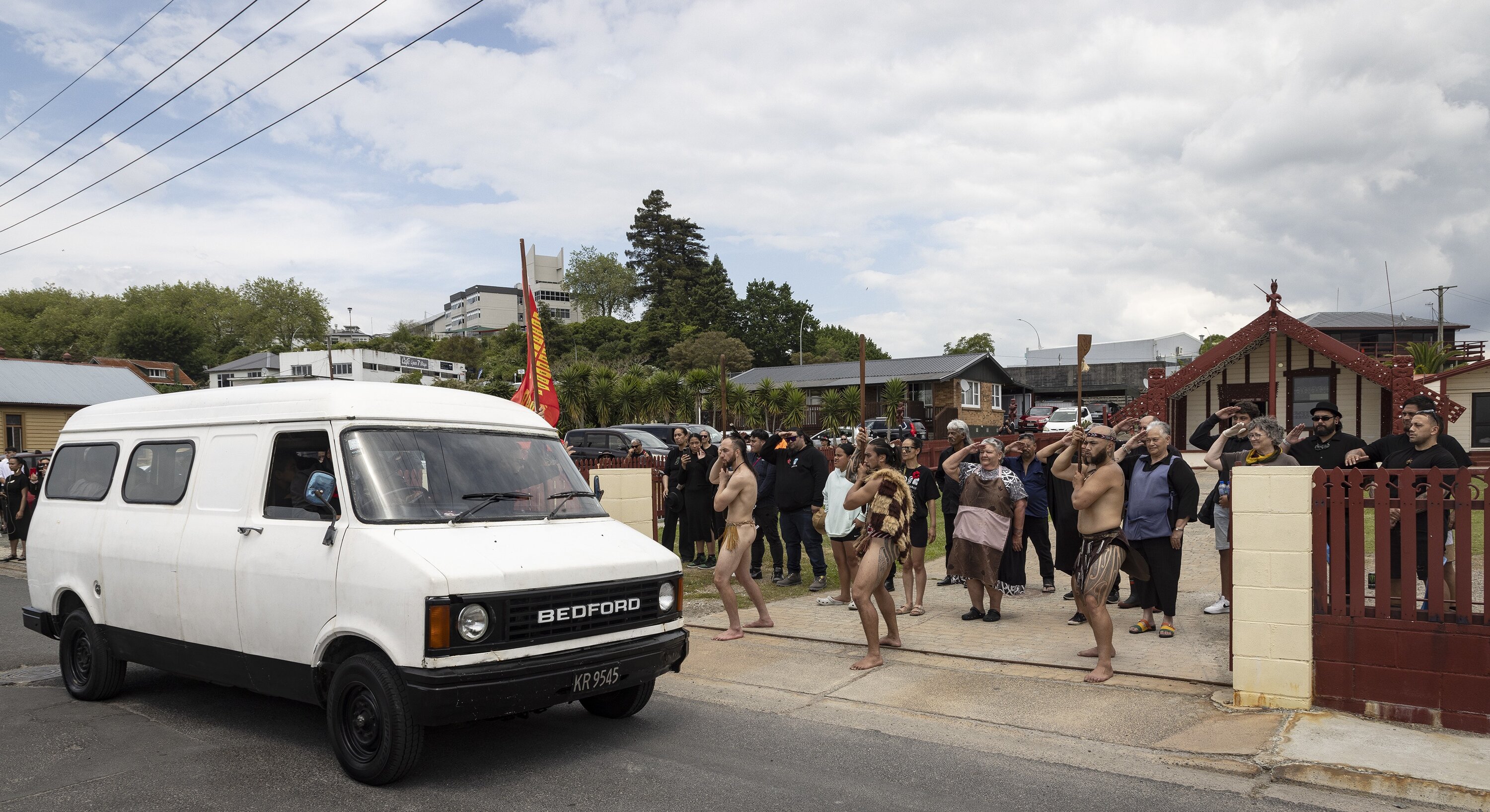 The final part of the funeral for Sir Robert 