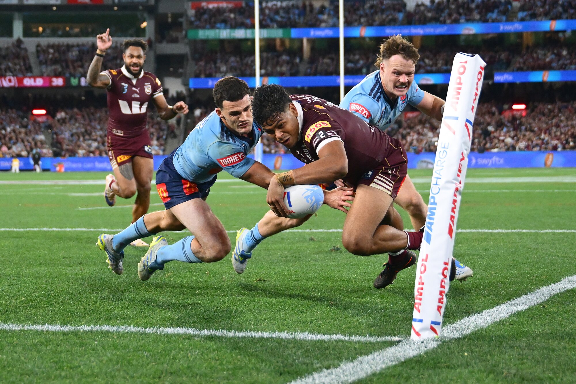The new Sky deal will include free-to-air State of Origin matches. Photo / Getty Images