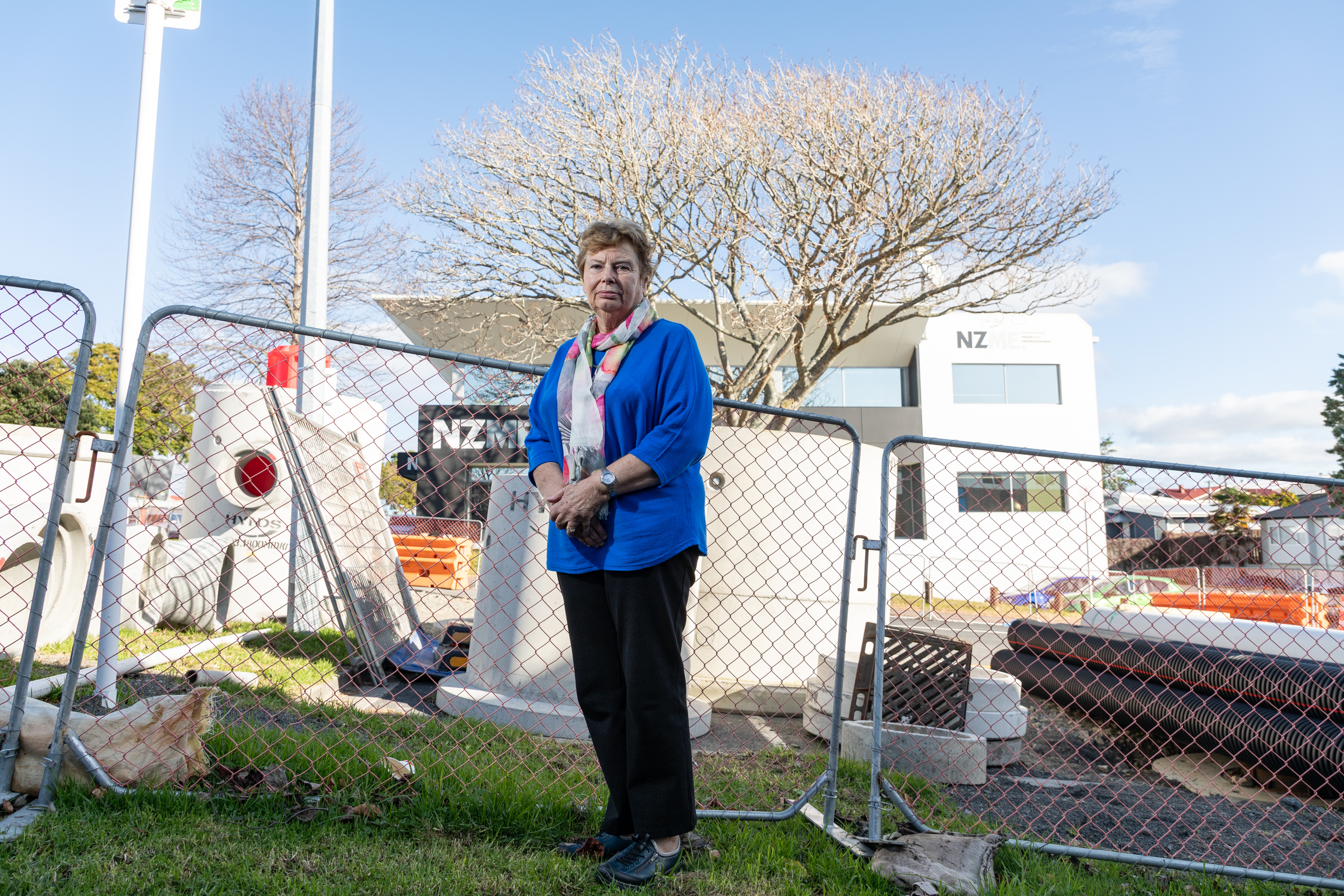 Christine Currie owns 405 Cameron Rd, where NZME is based. She has threatened legal action against the Tauranga City Council for its decision to close 7th Ave access from Cameron Rd, saying it devalues the building. Photo / Alex Cairns