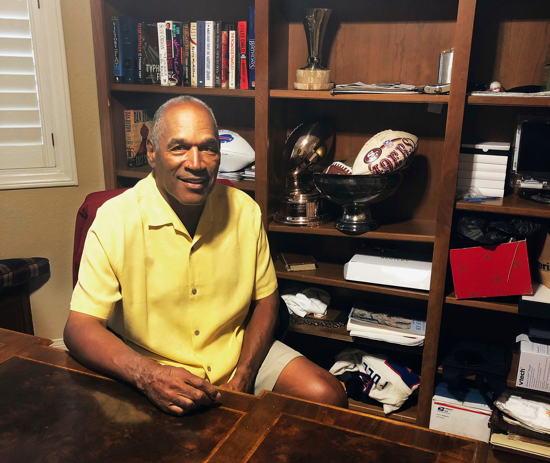 After 25 years living under the shadow of one of America's most notorious murder cases, OJ Simpson says life is fine.