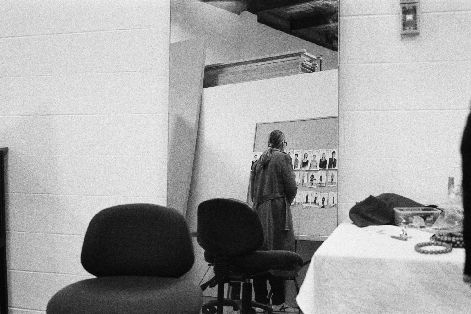 Kate Sylvester preparing for NZFW. Photo / Olivia Renouf