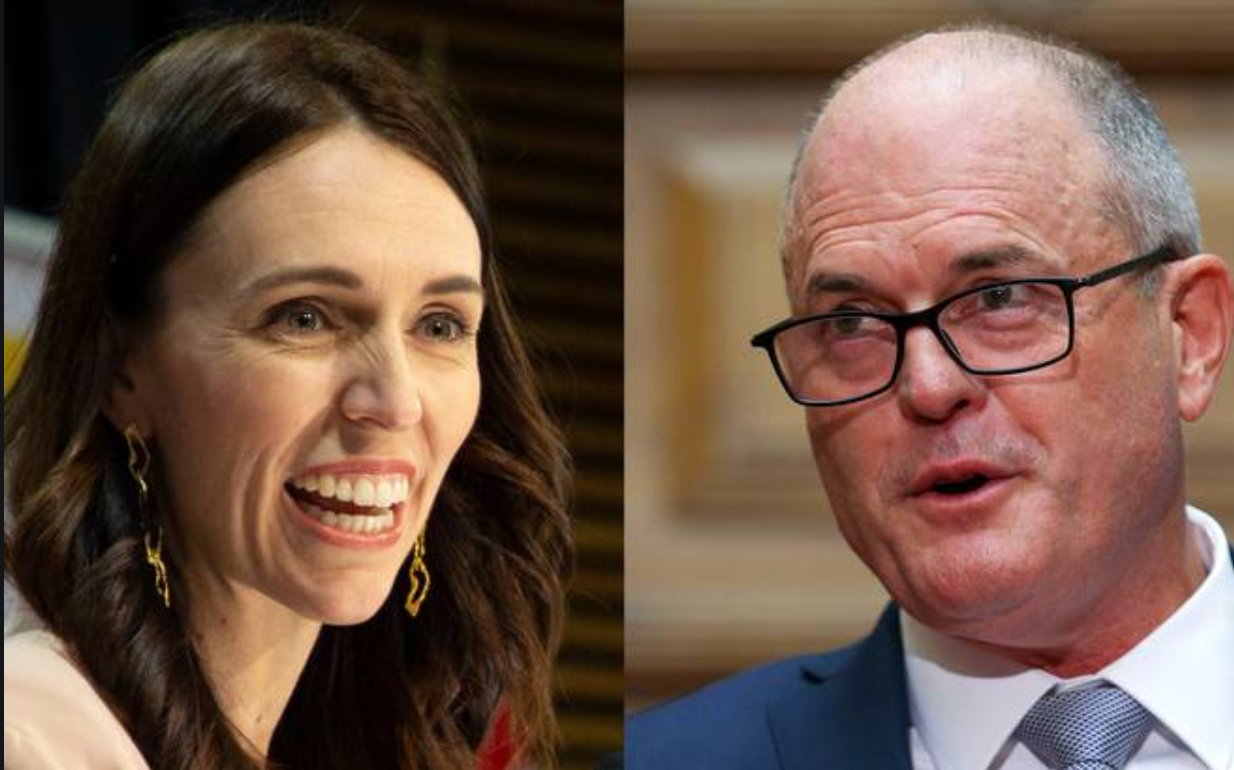 Prime Minister Jacinda Ardern and National Party leader Todd Muller verbally sparred yesterday over whether New Zealand should already be in alert level 1. Photo / Getty
