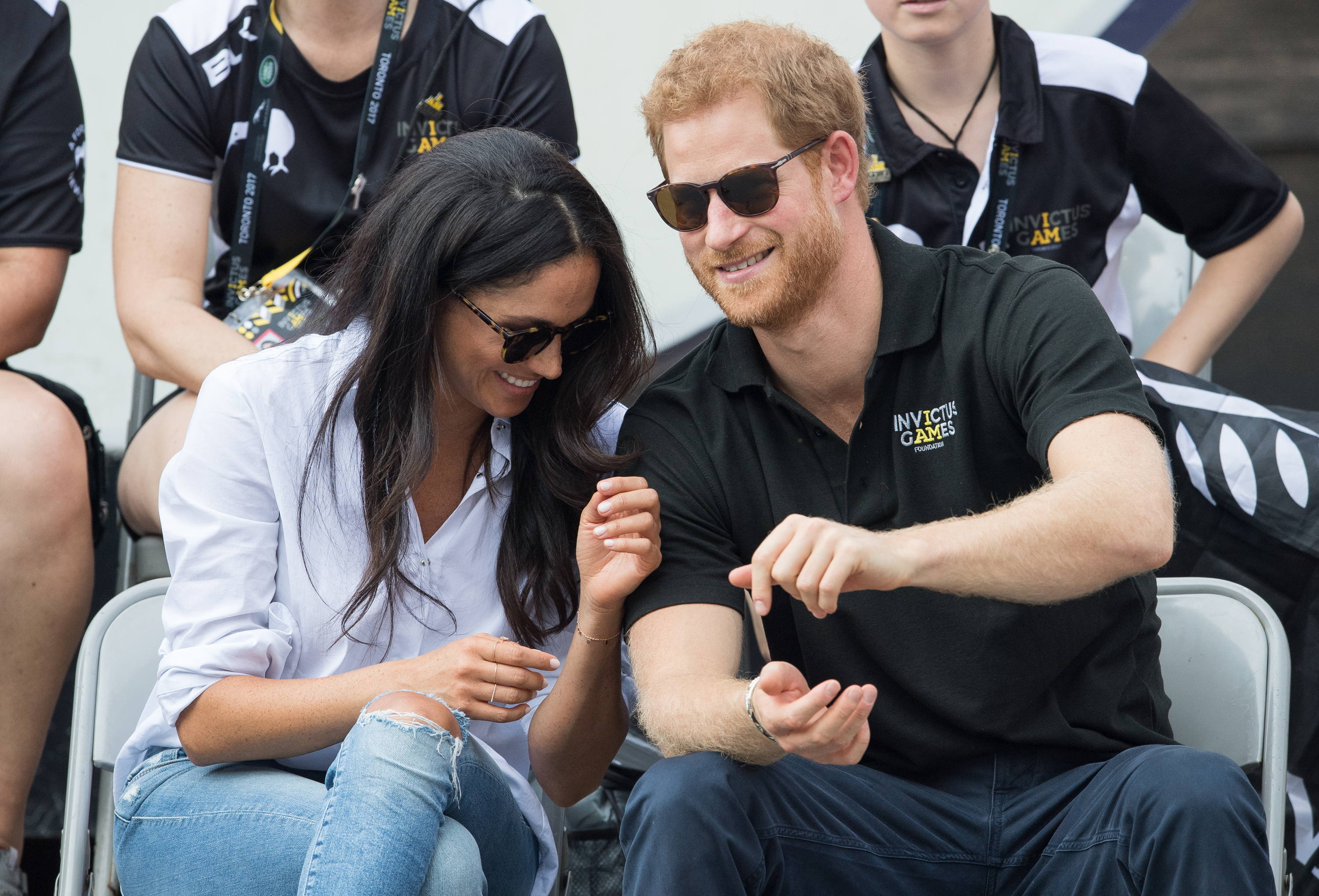 Meghan Markle and Prince Harry first appeared at the Invictus Games together in 2017. Photo / Getty Images
