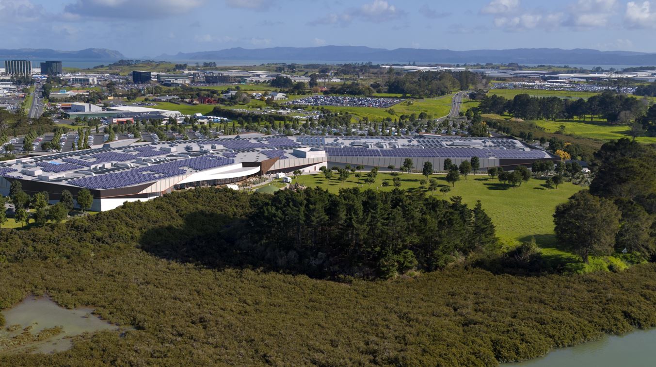 Mānawa Bay where 750 people work. Photo / Auckland Airport