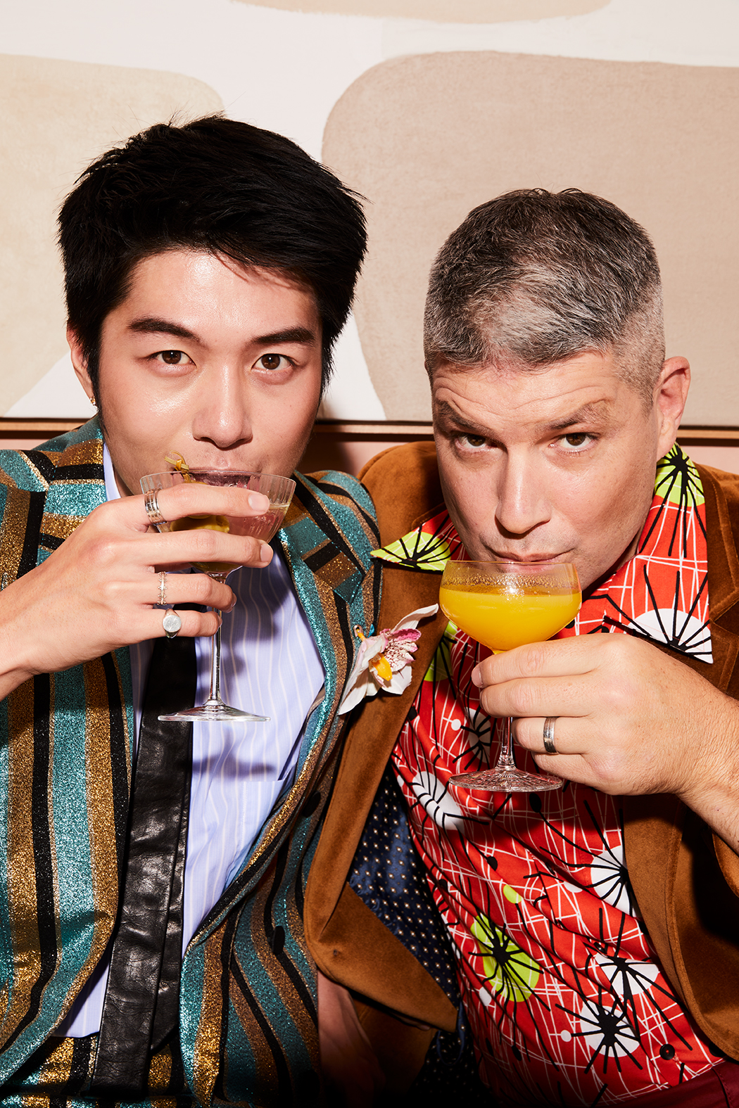 Albert Cho and Jesse Mulligan. Photo / Mara Sommer