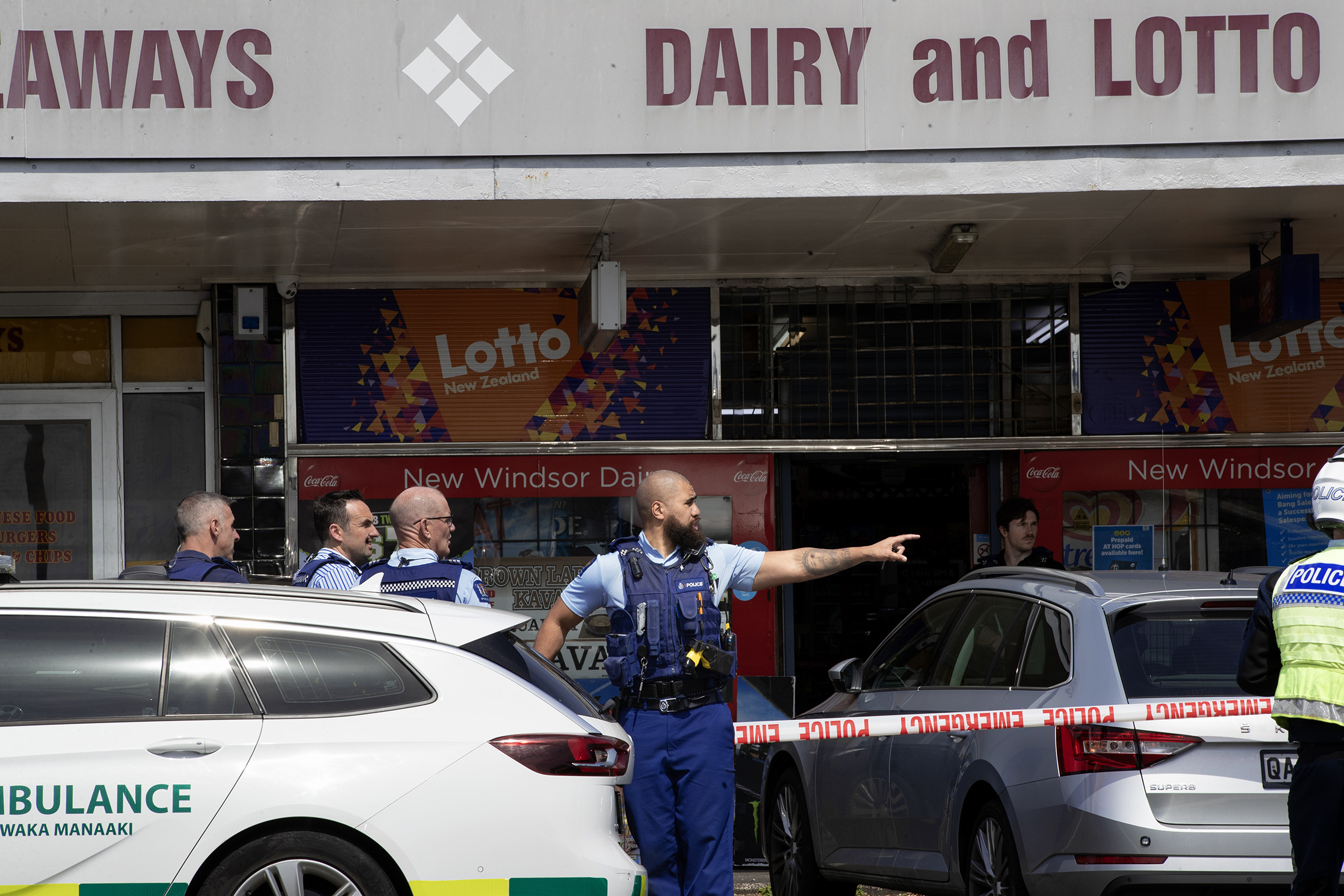The New Windsor dairy and Lotto shop was the target of another brutal attack in 2008 when a teenage boy allegedly stormed inside and stabbed the owner. Photo / Hayden Woodward