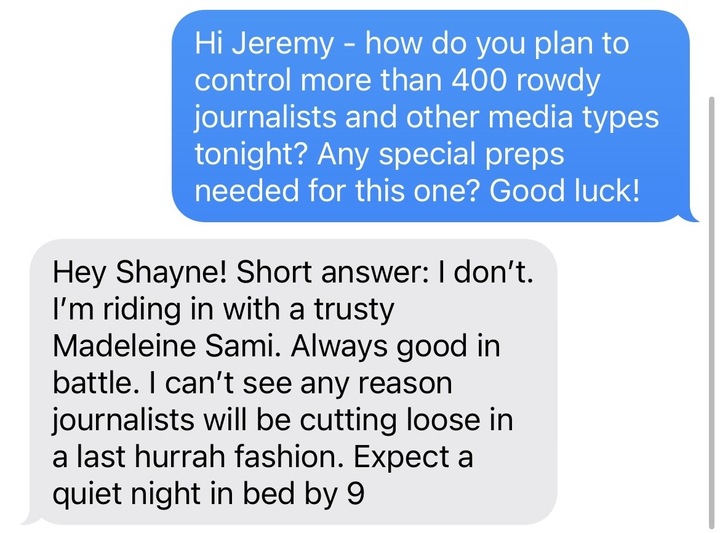 One Good Text with Jeremy Corbett.