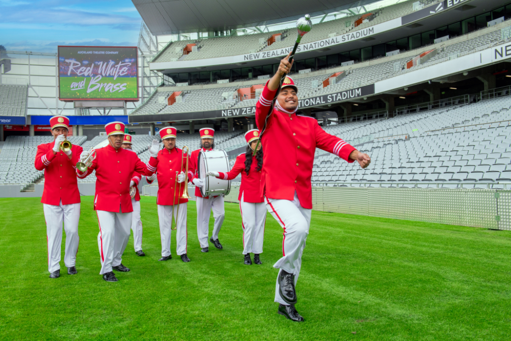 Red, White and Brass show highlights Tongan traditions, such as flag-waving and community spirit.