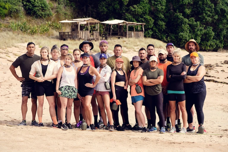 The 2021 cast of Celebrity Treasure Island. Photo / TVNZ
