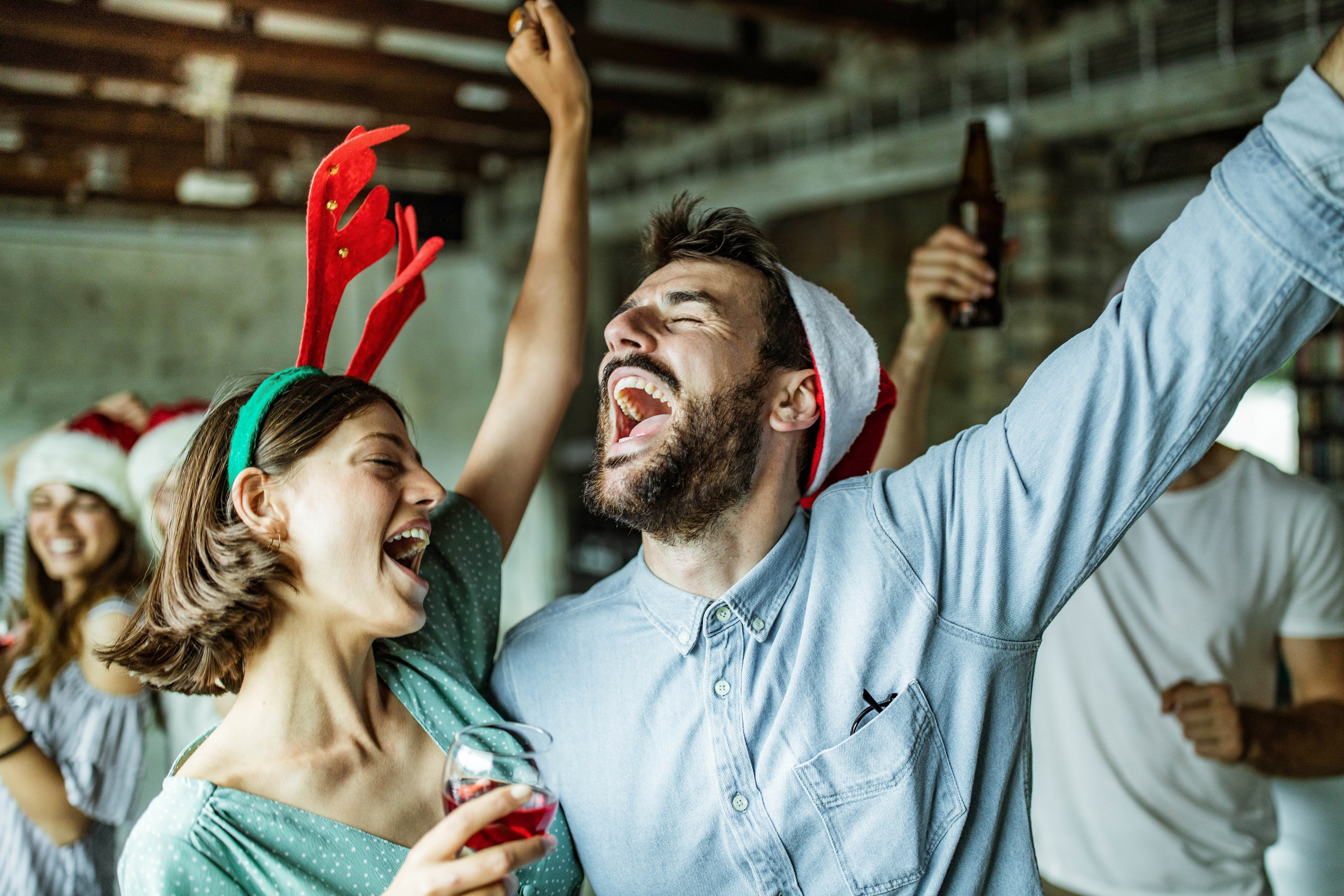 Christmas work parties are back for another year, but are you a David Slay-mour or more of a Christmas in the Park Carol? Photo / Getty Images