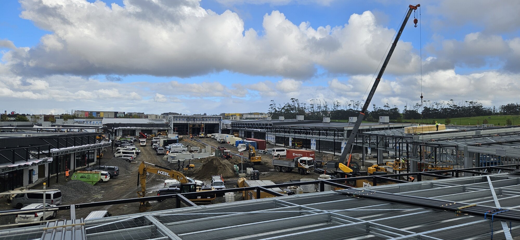  Entrance to Kmart Westgate is at the far end of the site, at the centre of the image. This is as at April 17, 2026. Photo / NZ Retail Property Group