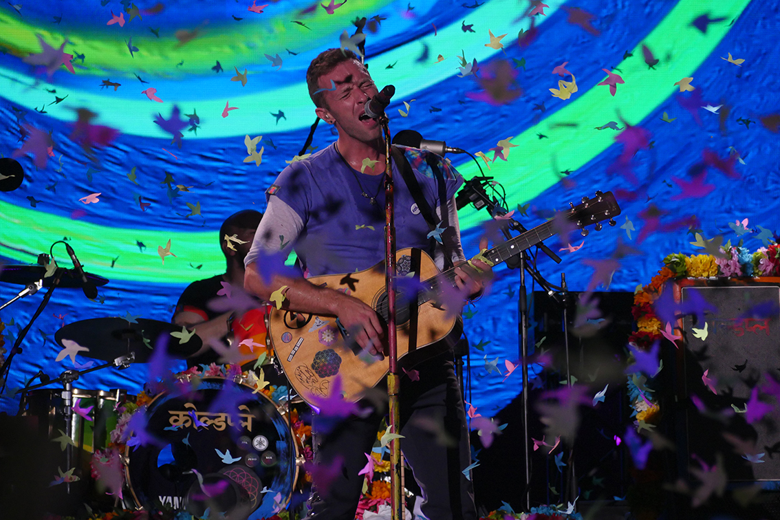 Chris Martin says he doesn’t have dinner anymore. Photo / Steven McNicholl