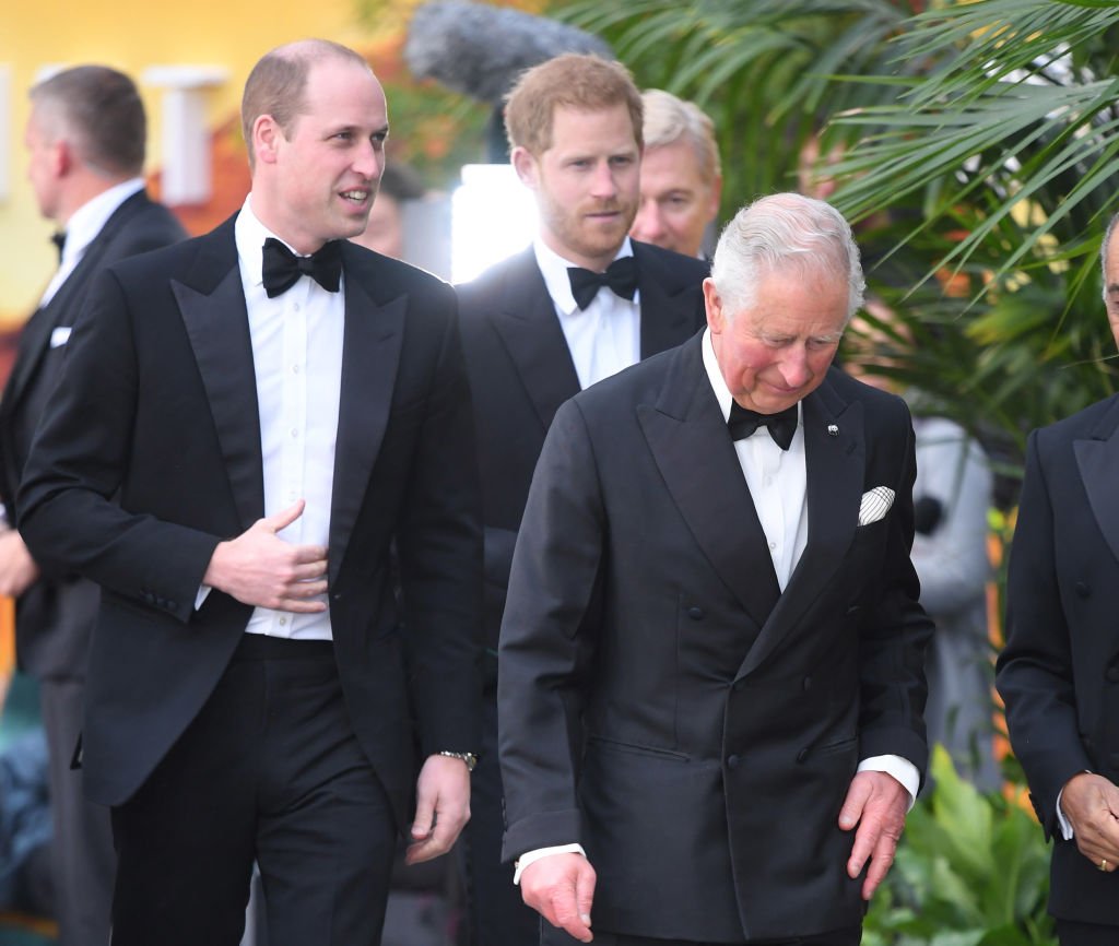 The King has marked Father's Day in the UK with a sweet tribute to his two sons, and to his own father and his wife Queen Camilla's father. Photo / Getty Images