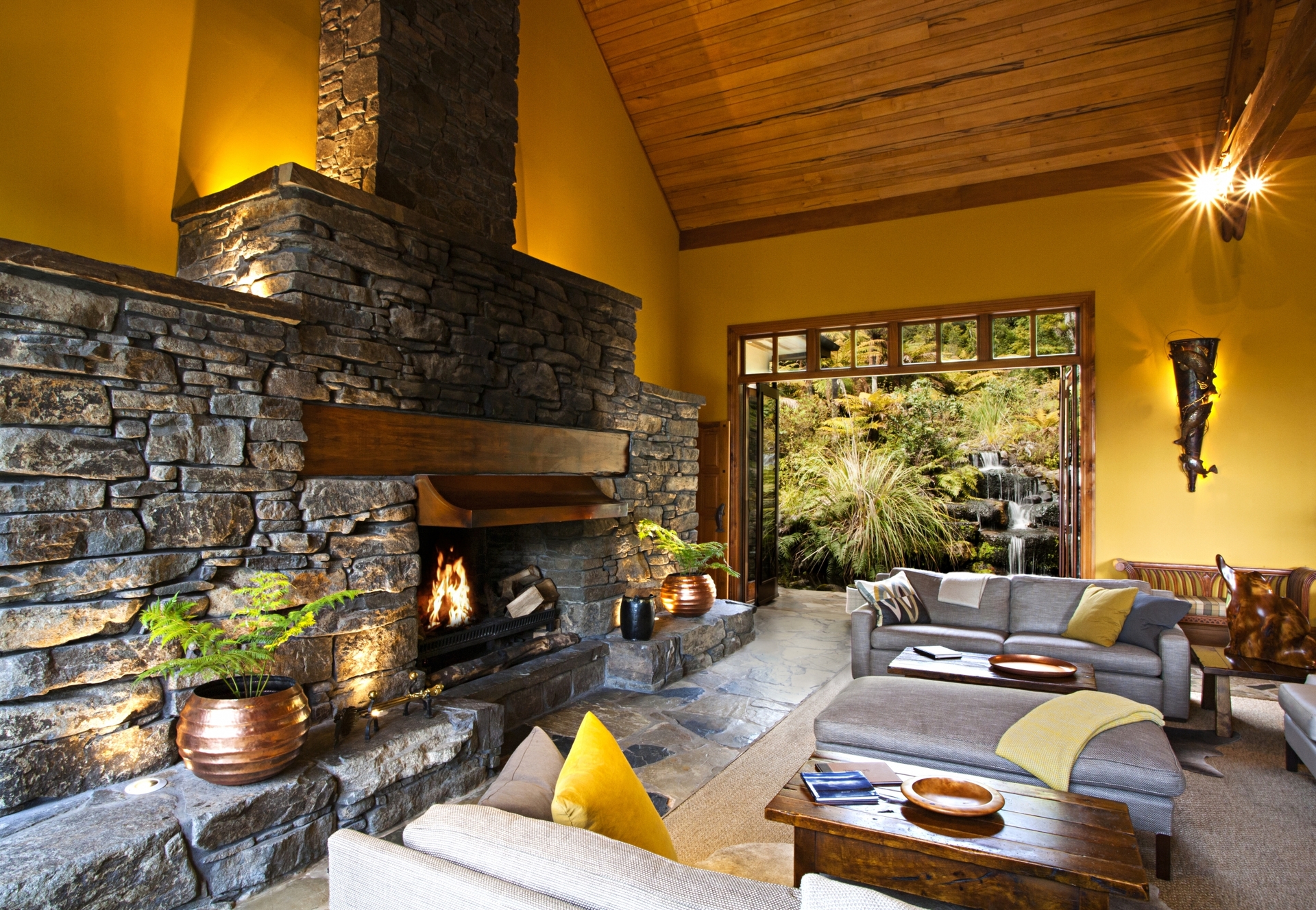 The Great Hall at Treetops Lodge, Rotorua. Photo / Supplied