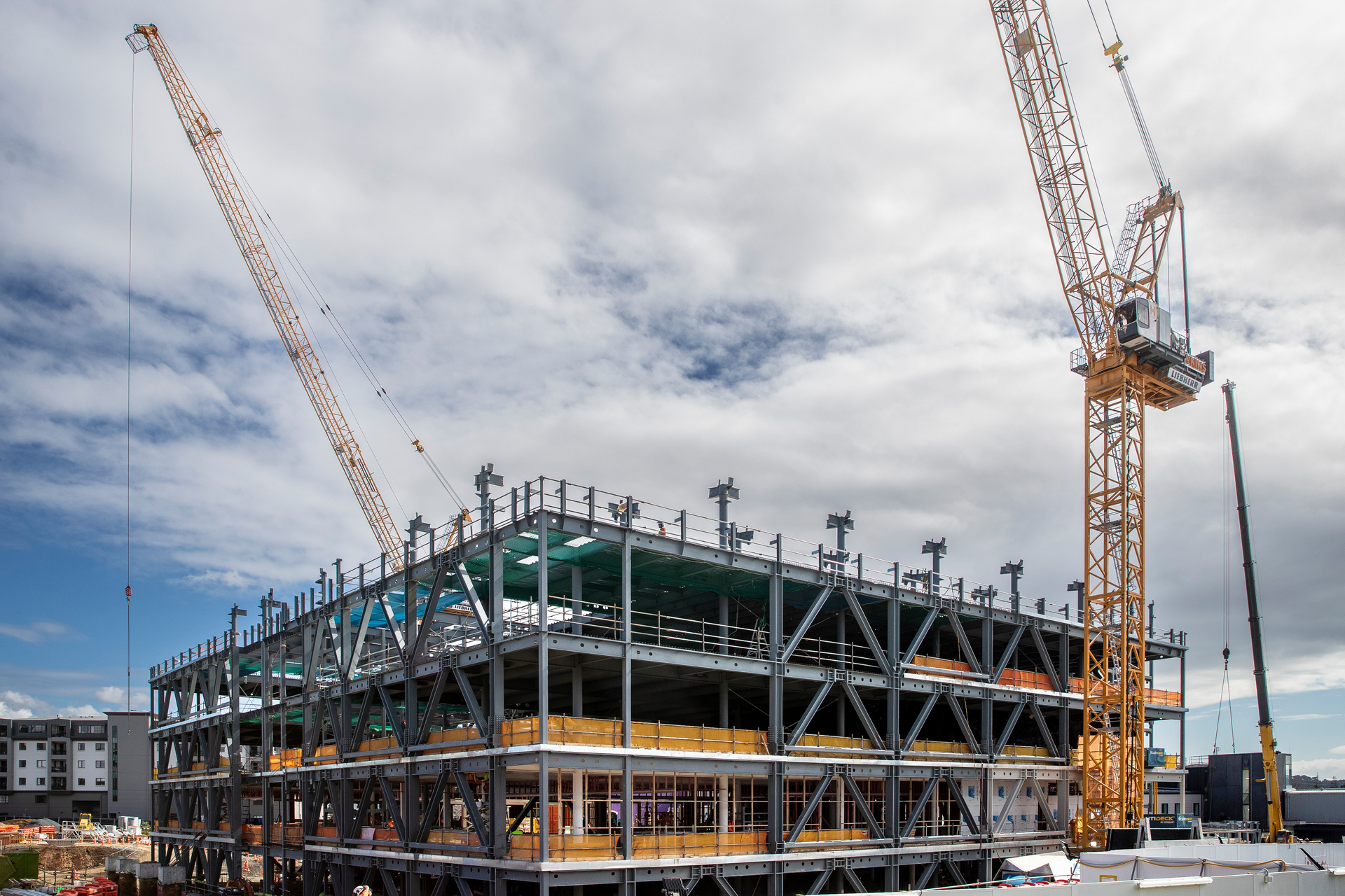 The new North Shore Hospital wing is the biggest expansion project since the construction of the main tower block in the early 1980s. Photo / Michael Craig, File 