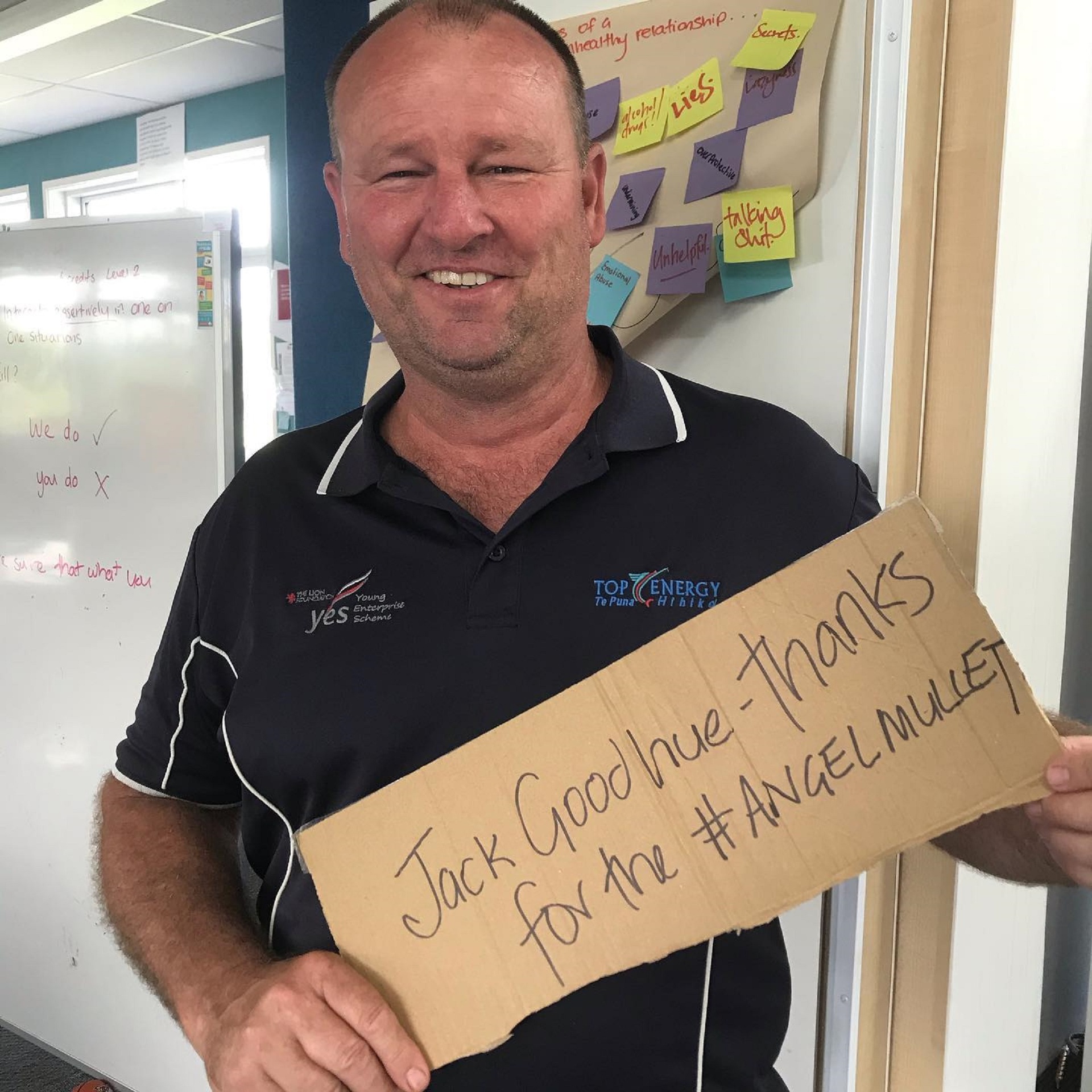 Northland YES co-ordinator Gary Larkan isn't going to grow a mullet, but he fully supports the fundraising initiative. Photo / supplied