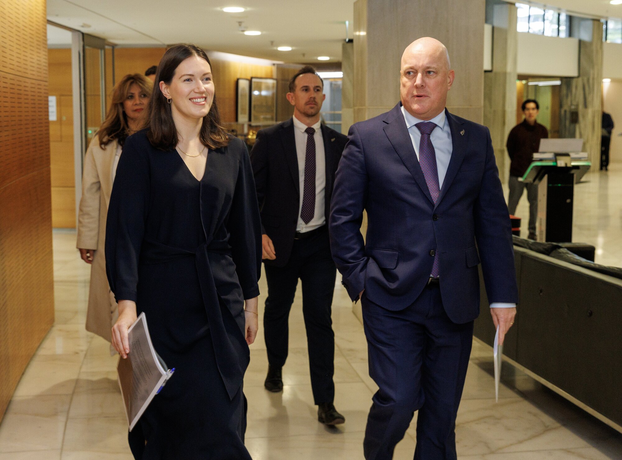 Workplace Relations and Safety Minister Brooke van Velden with Prime Minister Christopher Luxon in March. Photo / Mark Mitchell













