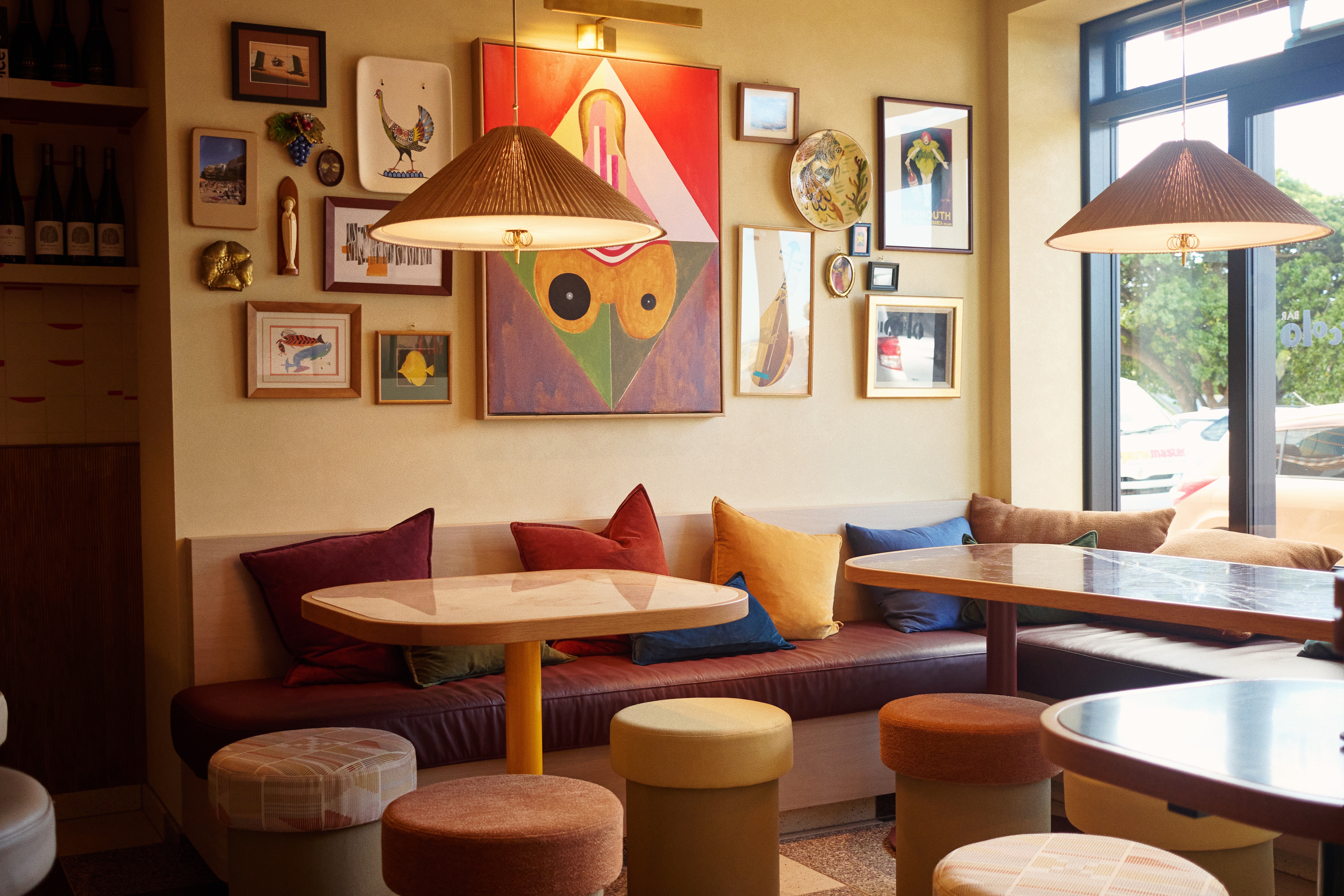 The inviting interior of Piccolo wine bar in Dunedin. Photo / Matt Hurley