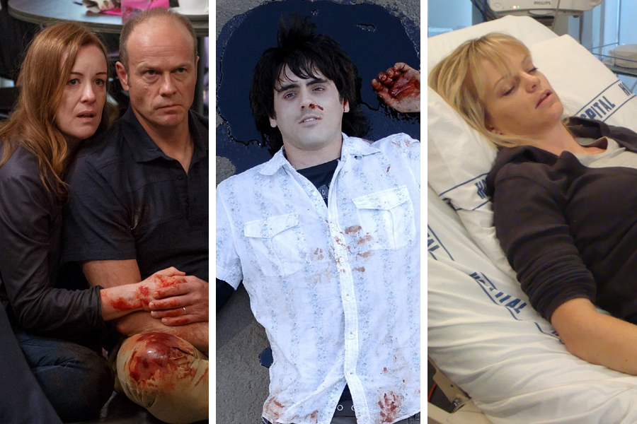 Wendy Cooper; Joey Henderson and Toni Warner all died suddenly on Shortland Street. Photos / Supplied