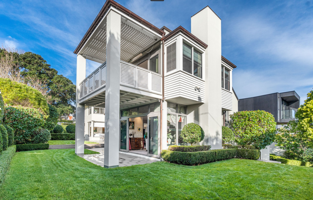 The Polkinghorne home in Upland Rd, Remuera.