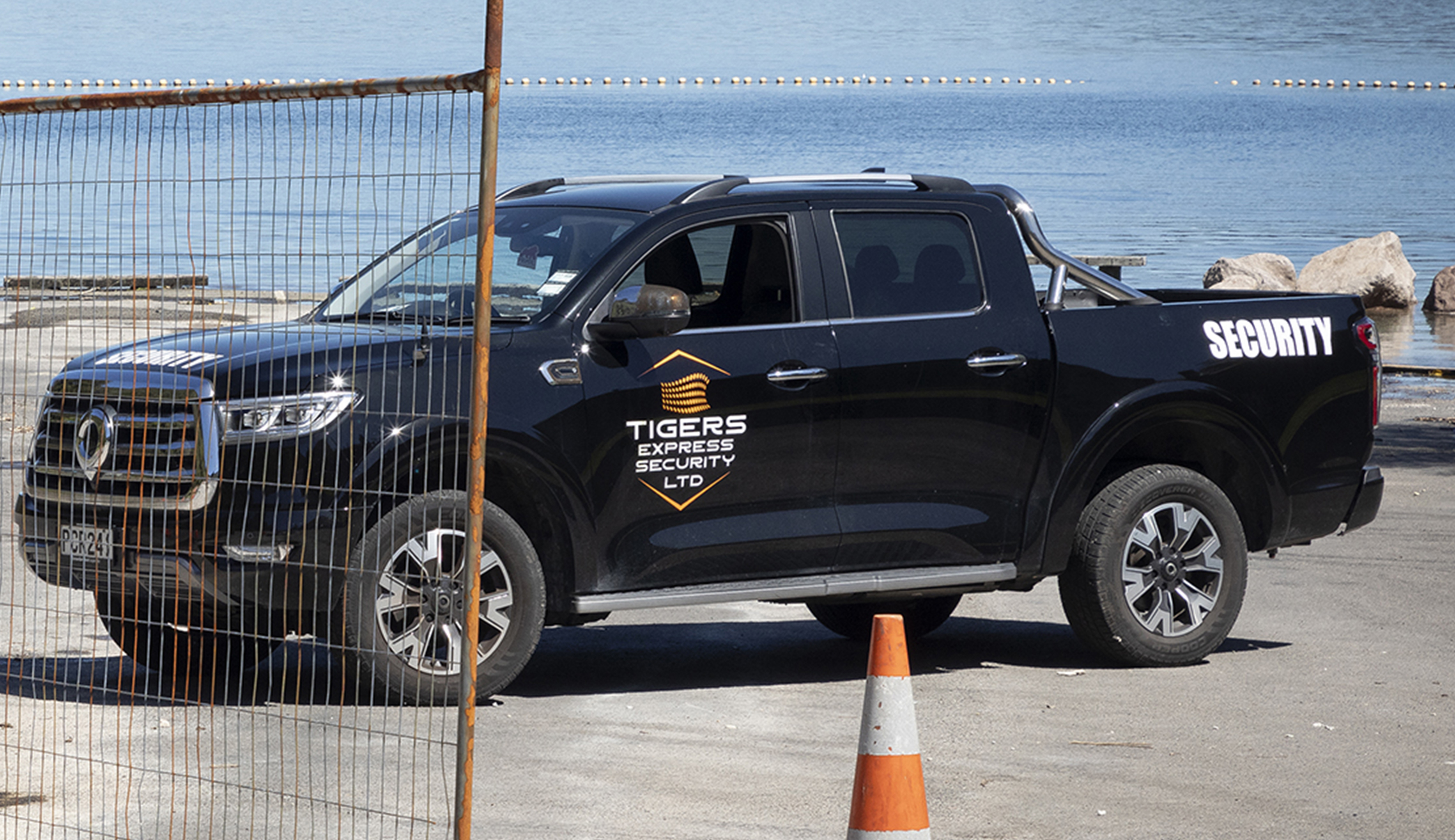 A Tigers Express Security vehicle. Photo / Andrew Warner