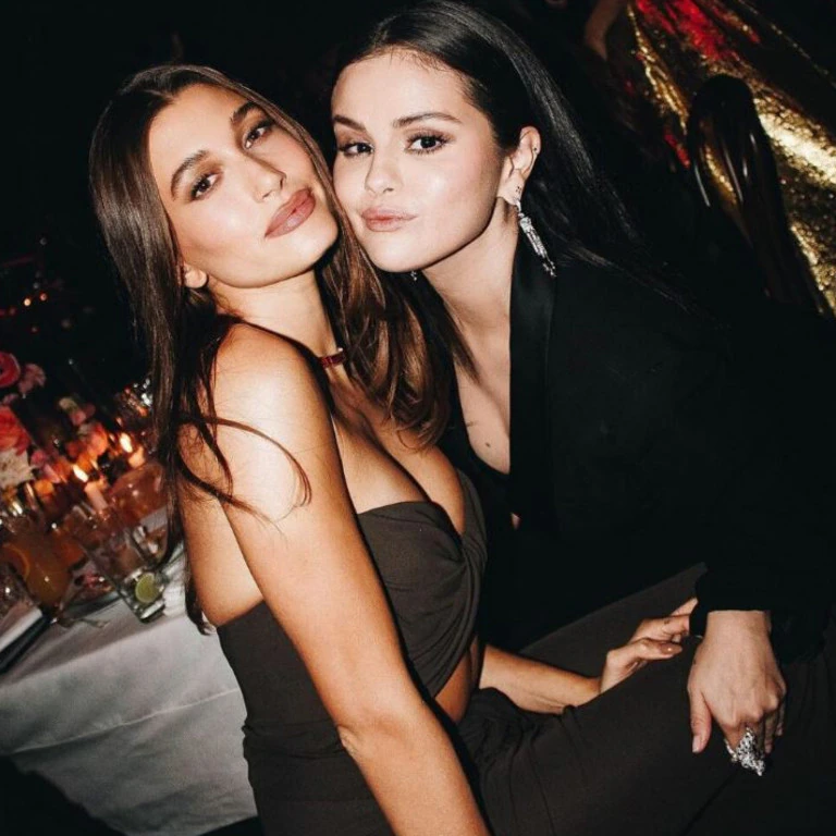 Hailey and Selena were snapped together last year. Photo / Instagram