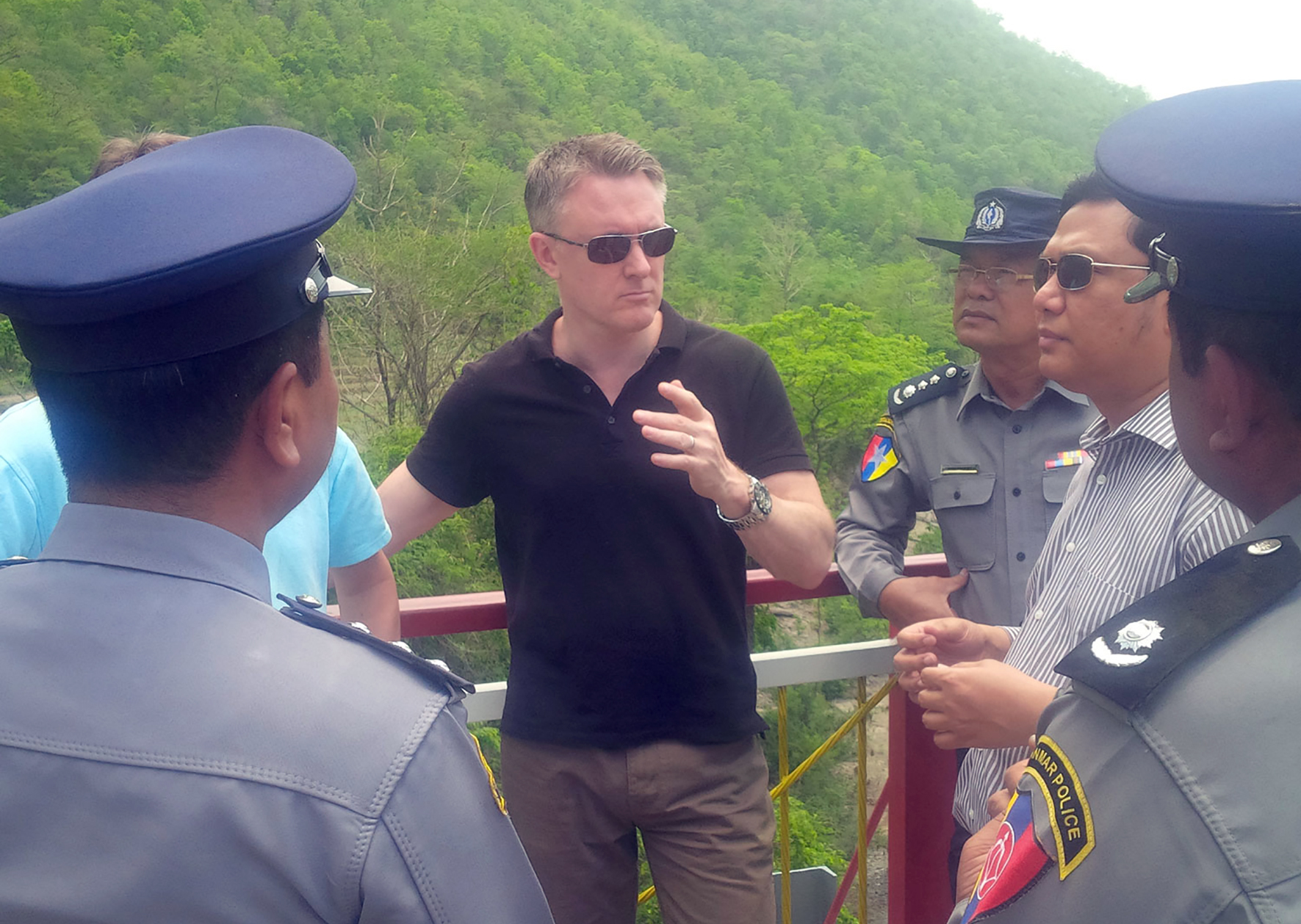 Jeremy Douglas, Southeast Asia and the Pacific regional representative of the United Nations Office on Drugs and Crime (UNODC), pictured at a trafficking route in Myanmar. Photo / Supplied