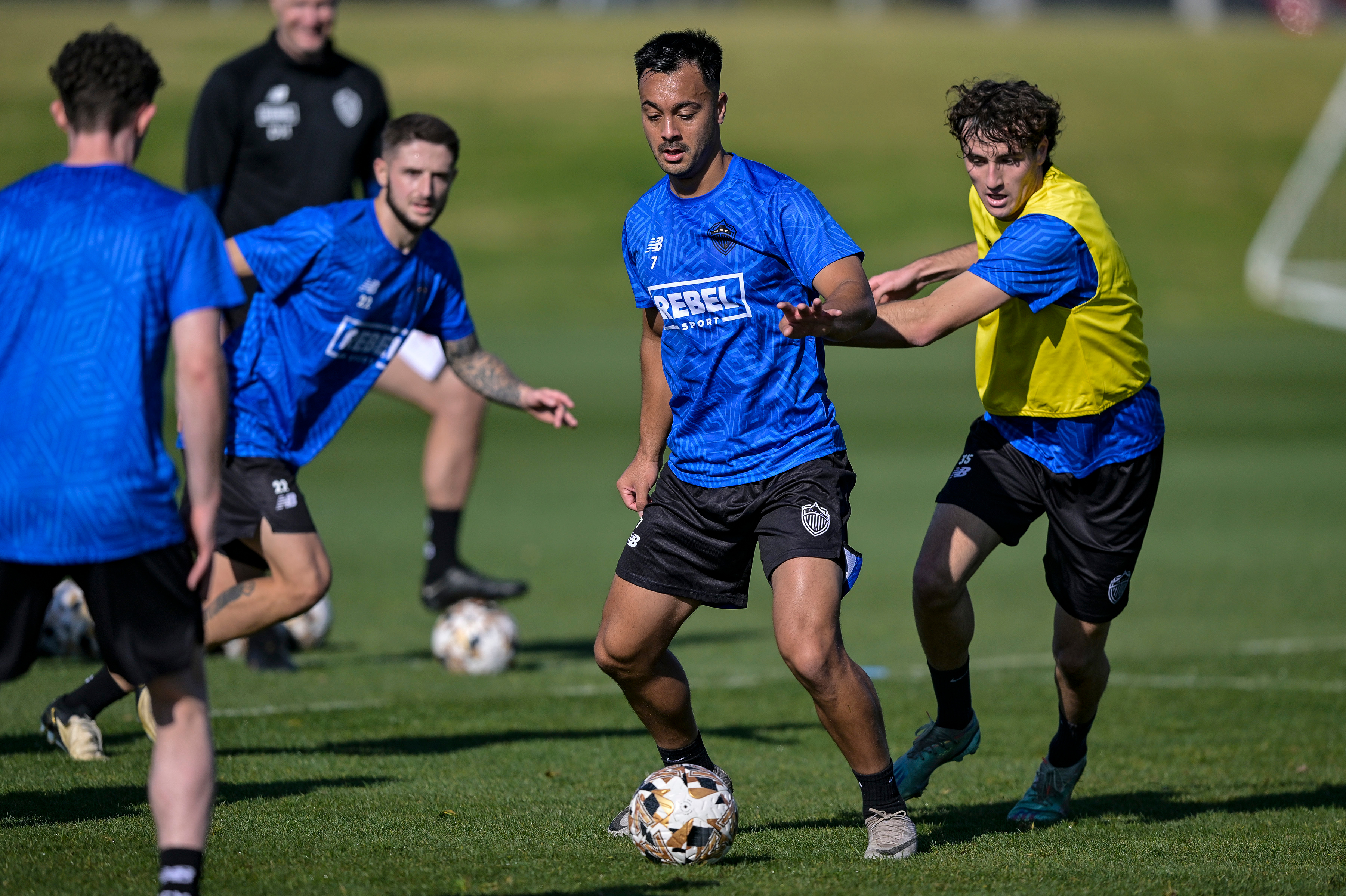 Auckland FC will continue to train at North Harbour Stadium, but will play home matches at Go Media Stadium. Photo / Photosport