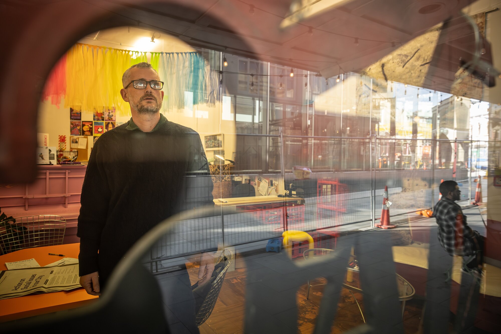 K Rd Business Association general manager Jamey Holloway says the City Rail Link will be transformative for the famous street. Photo / Jason Dorday