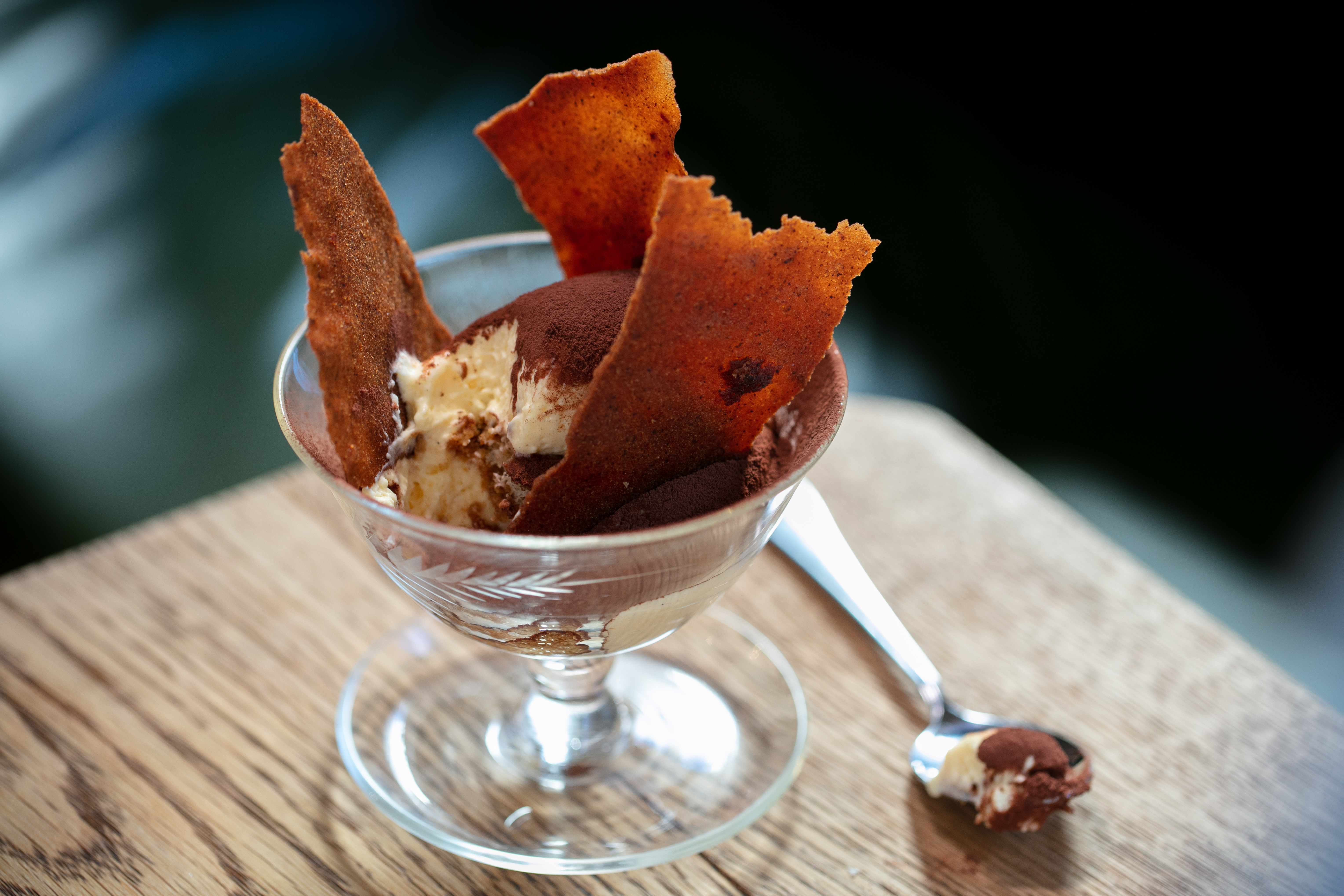The tiramisu at Spiga in Remuera. Photo / Babiche Martens