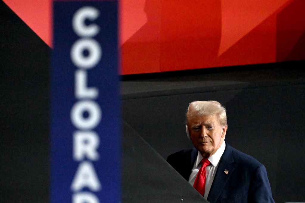 Former US President Donald Trump arrives to the Republican National Convention (RNC) at the Fiserv Forum in Milwaukee, Wisconsin, US, on Monday, July 15, 2024. Former President Donald Trump tapped JD Vance as his running mate, elevating to the Republican presidential ticket a venture capitalist-turned-senator whose embrace of populist politics garnered national attention and made him a rising star in the party. Photographer: David Paul Morris/Bloomberg via Getty Images