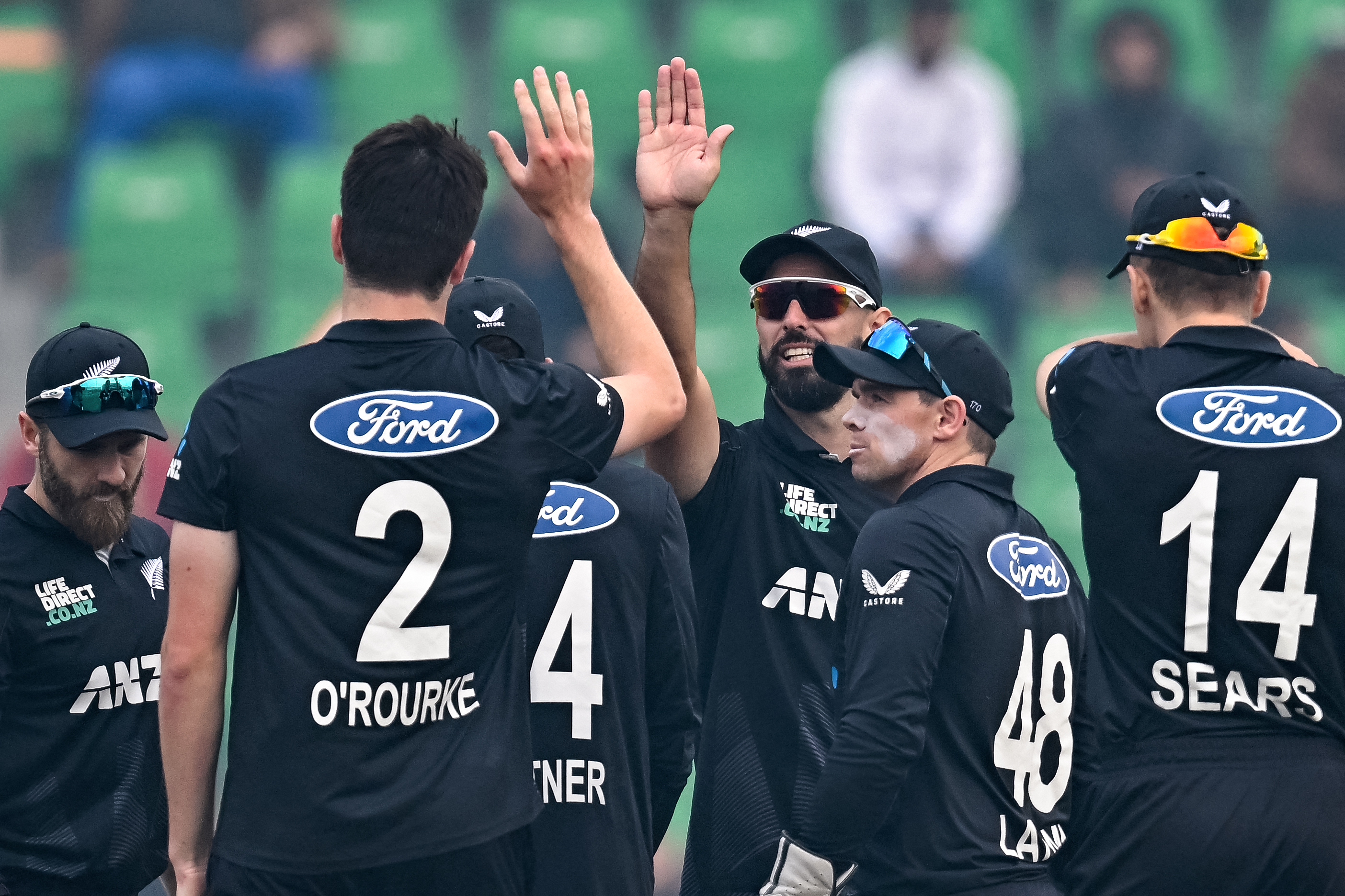 New Zealand have won the 2024-25 Pakistan Tri-Nation Series. Photo / AFP
